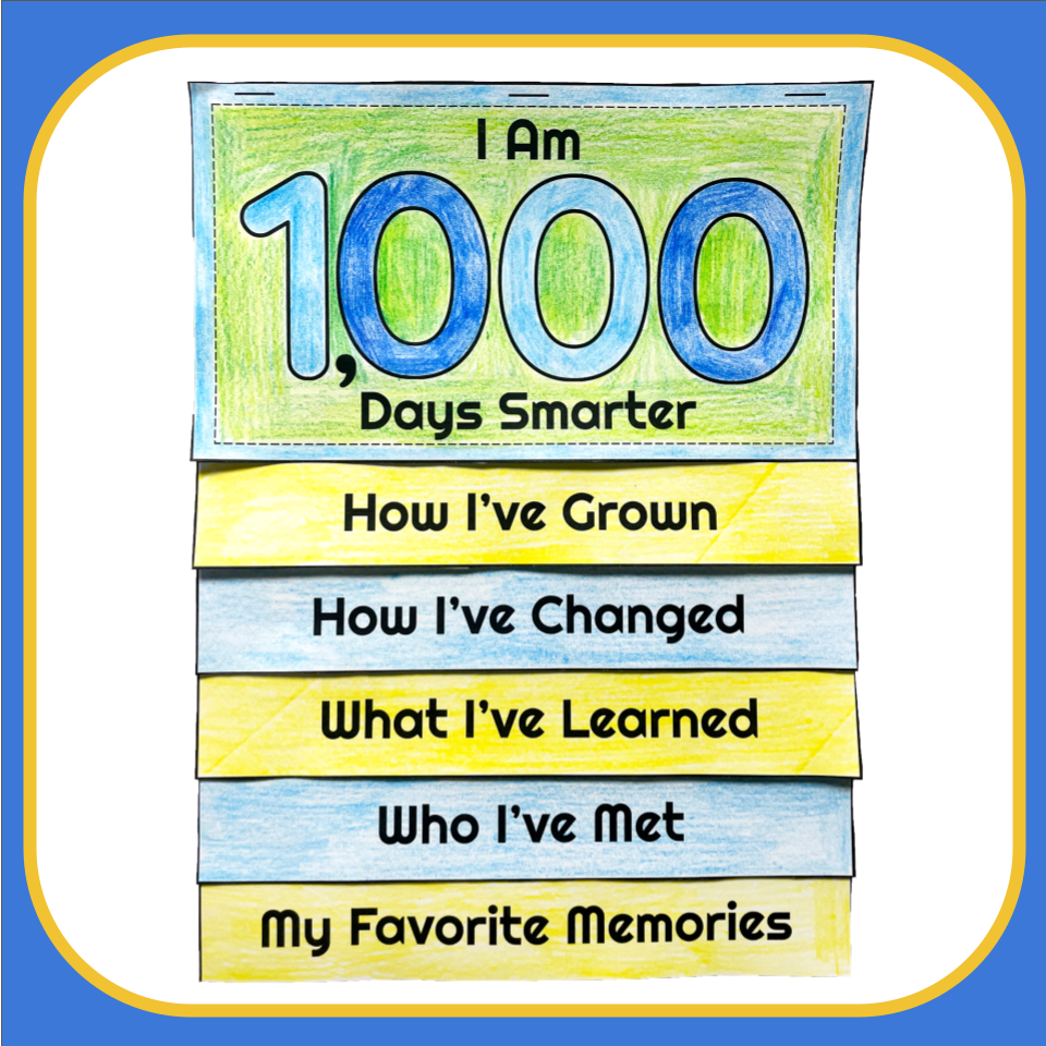 How I Teach: 1000th Day of School Activities for 5th Graders