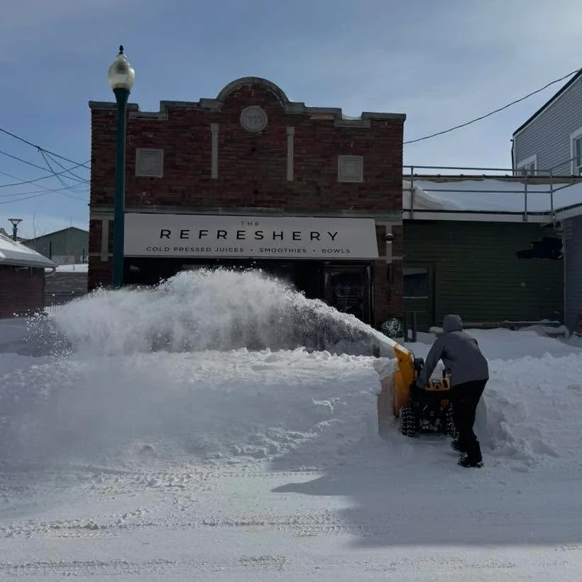 Snowstorm life ❄️

Our produce delivery was delayed, which means no fresh press today as usual &mdash;

and I&rsquo;ll never serve anything that isn&rsquo;t at its absolute best. Freshness isn&rsquo;t negotiable here. 

We&rsquo;ll be closed Wednesda