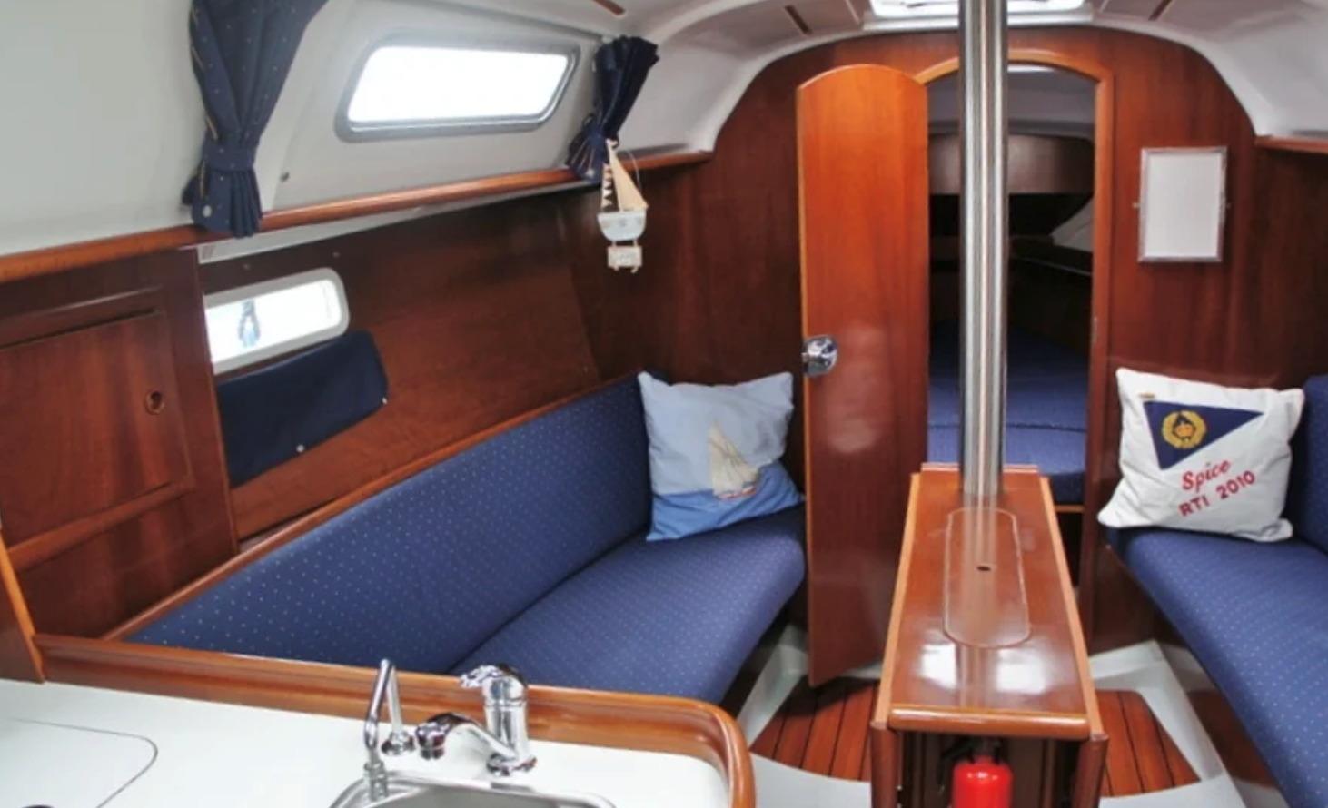 Boat interior