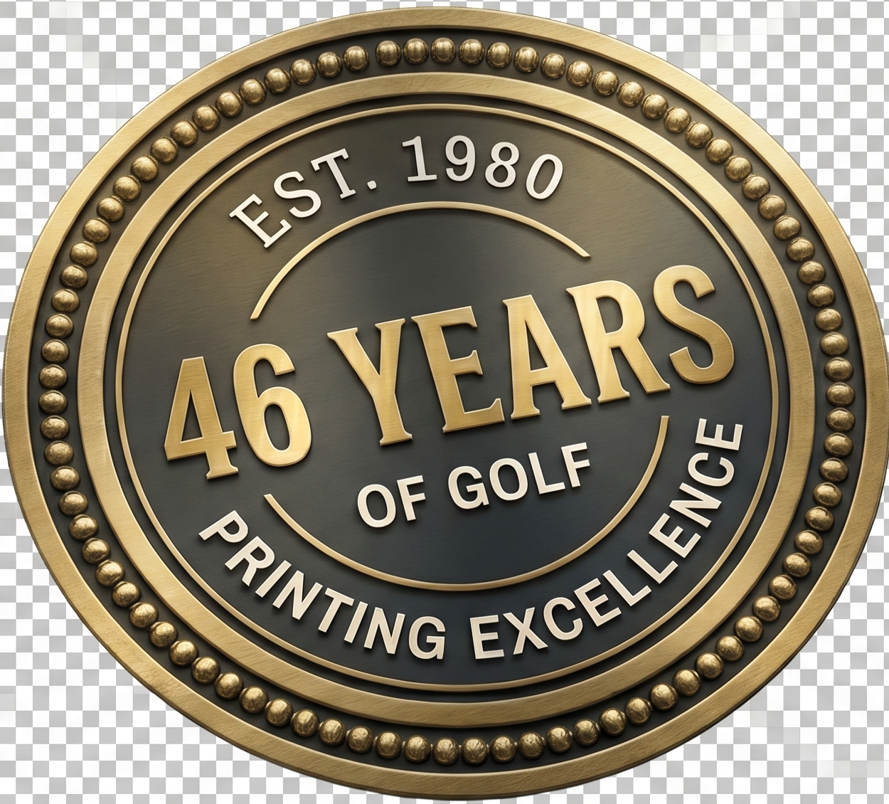 EST. 1980  Over 46 Years of Golf Printing Excellence.