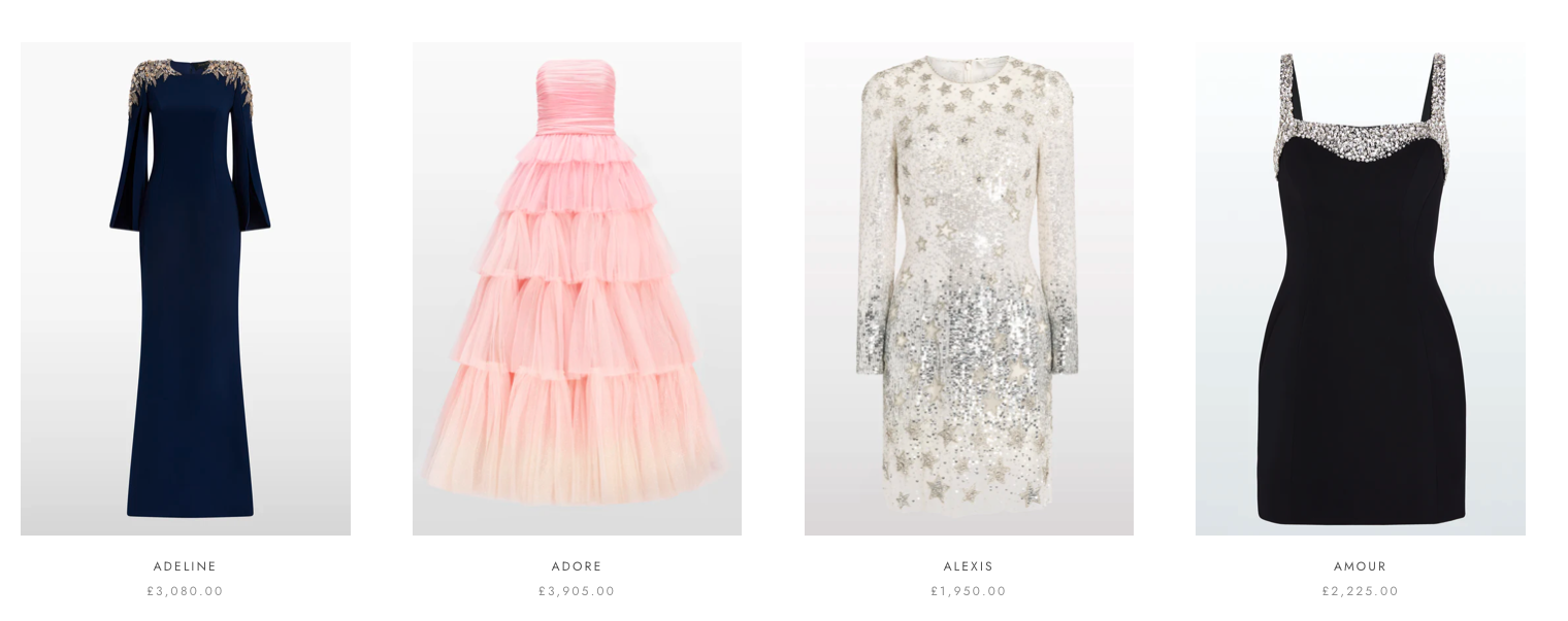 Jenny Packham E-commerce