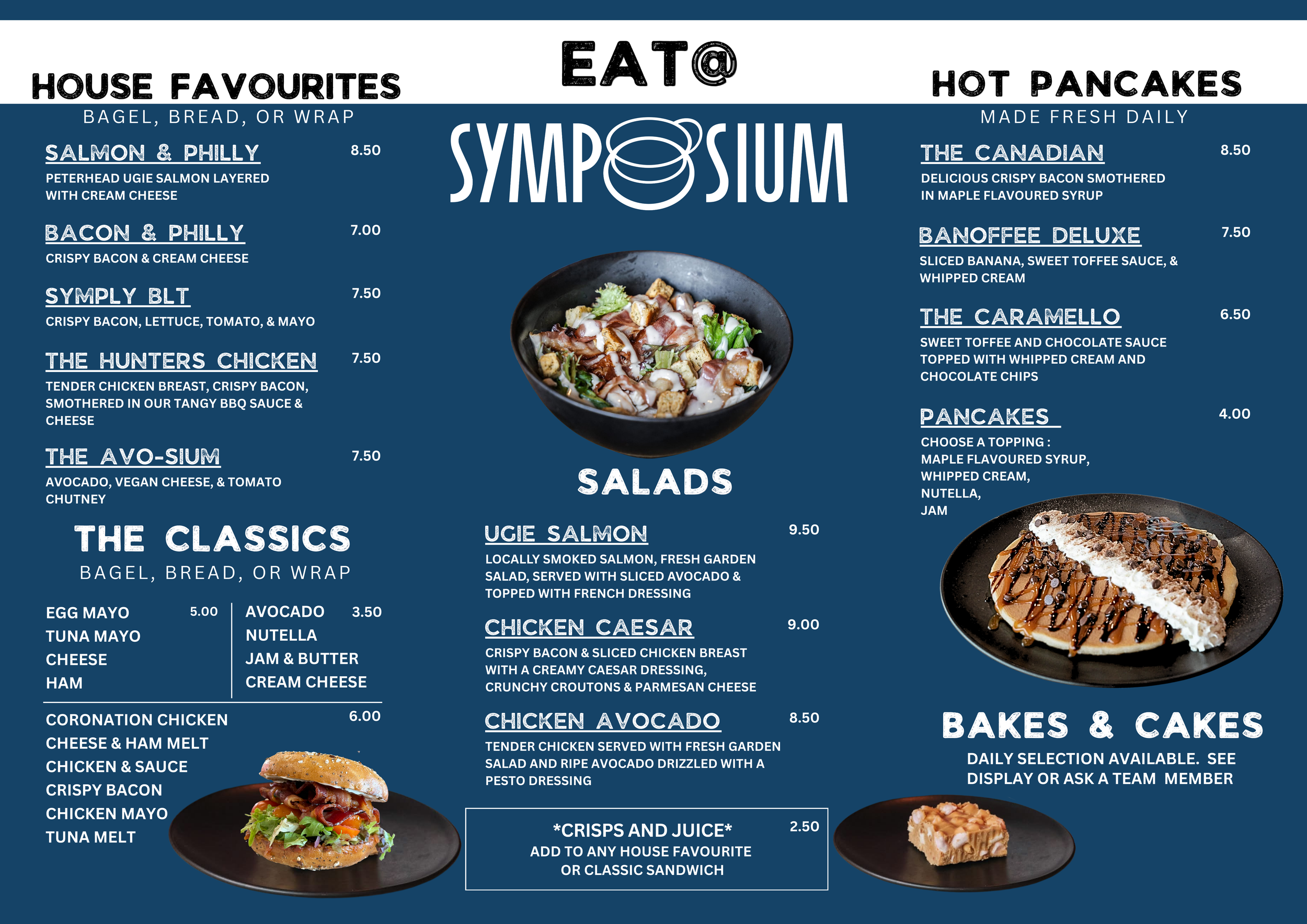 SYMPOSIUM food menu
