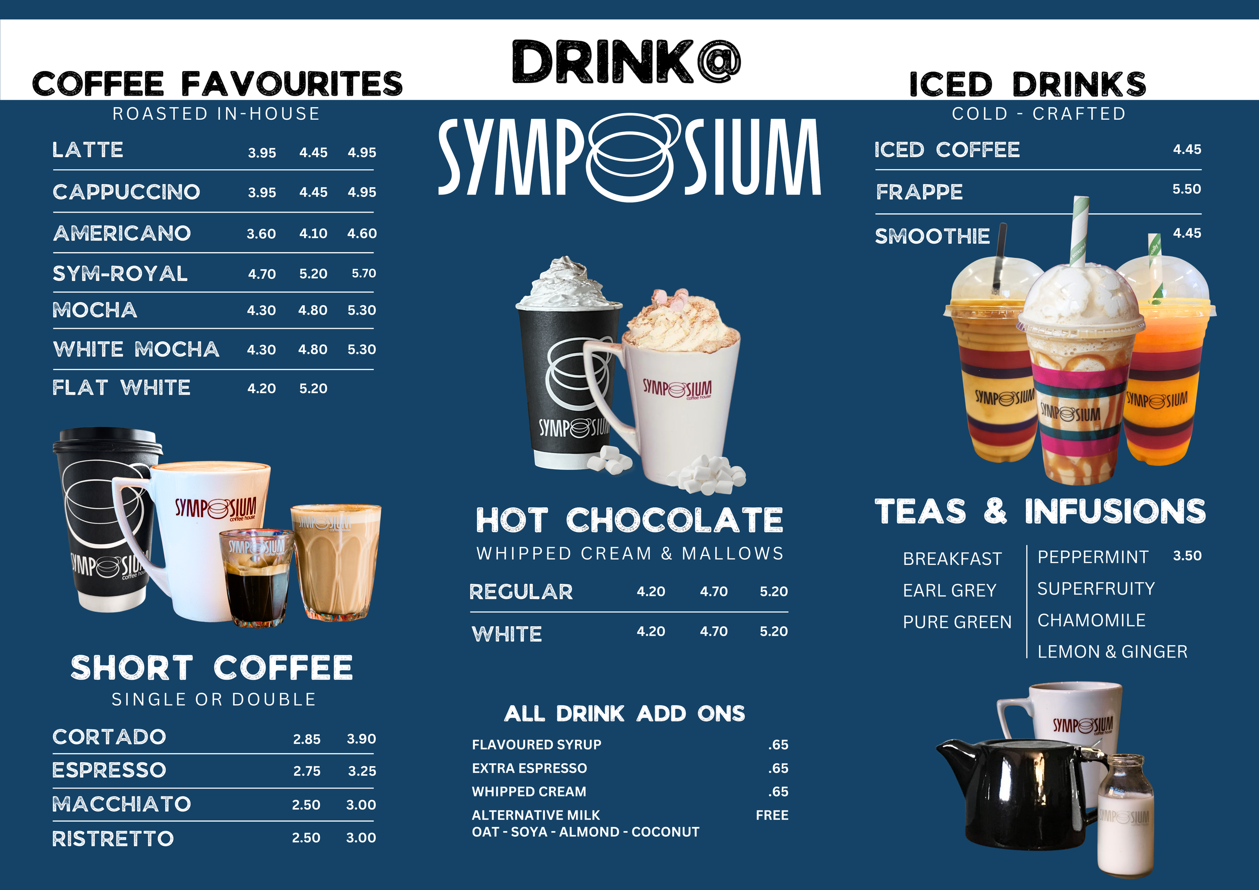SYMPOSIUM Drink menu