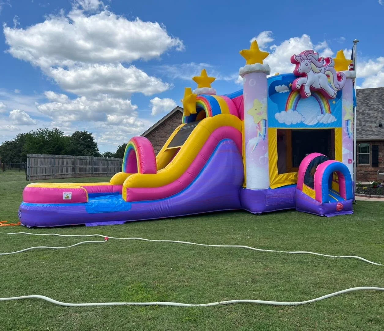 All shined up and ready for the next party 🎉🦄

Our Mega Unicorn is always such a bit wet or dry and she&rsquo;s taking reservations in June! 

Reserve your date 👇🏼
Www.theinflatableplaygroundco.com
405.509.4146

#party #inflatablefun #ChooseGuthr