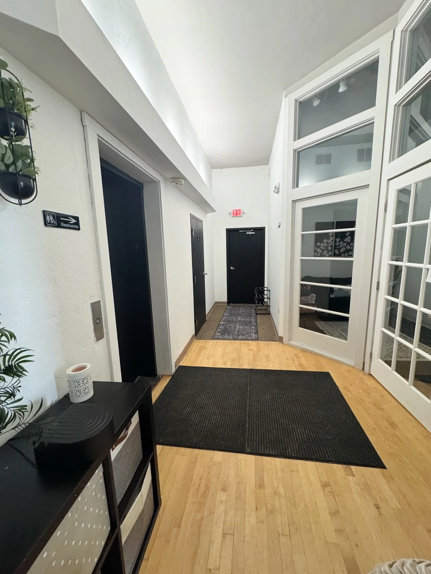 If you are one of the 25 appointments we have this weekend you will see a freshly remodeled front entrance/french doors area!

Doors, walls and lights have been updated and we are so excited for you to see the wild difference! 

This has been possibl
