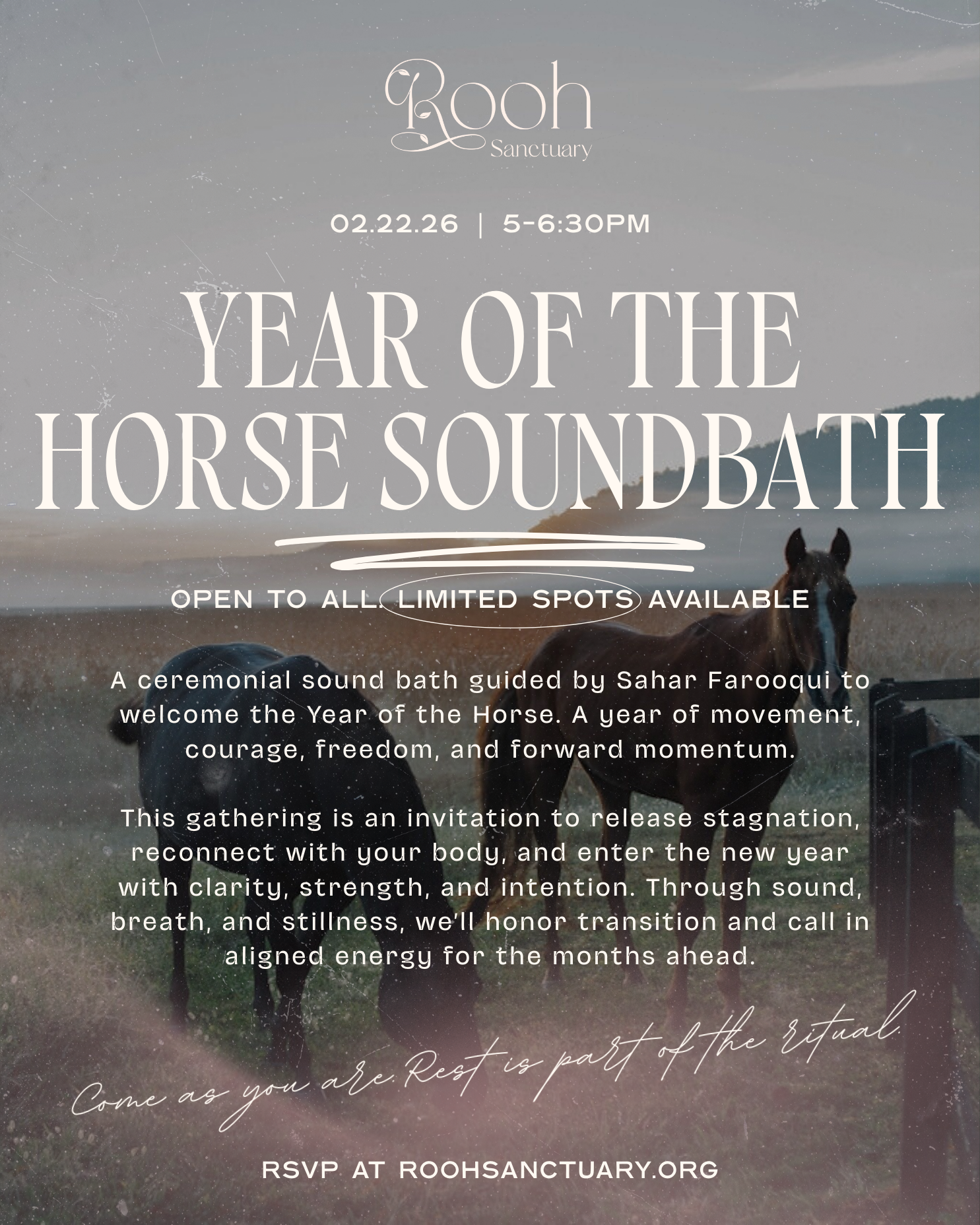 Year of the Horse Sound Bath