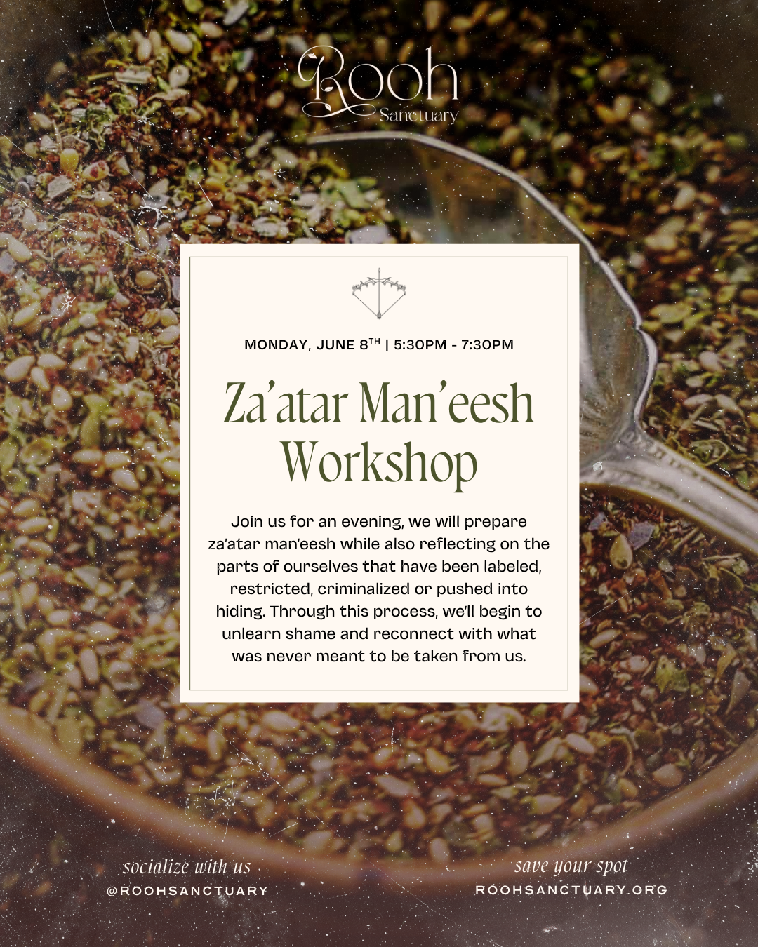 Za’atar Man’eesh Workshop