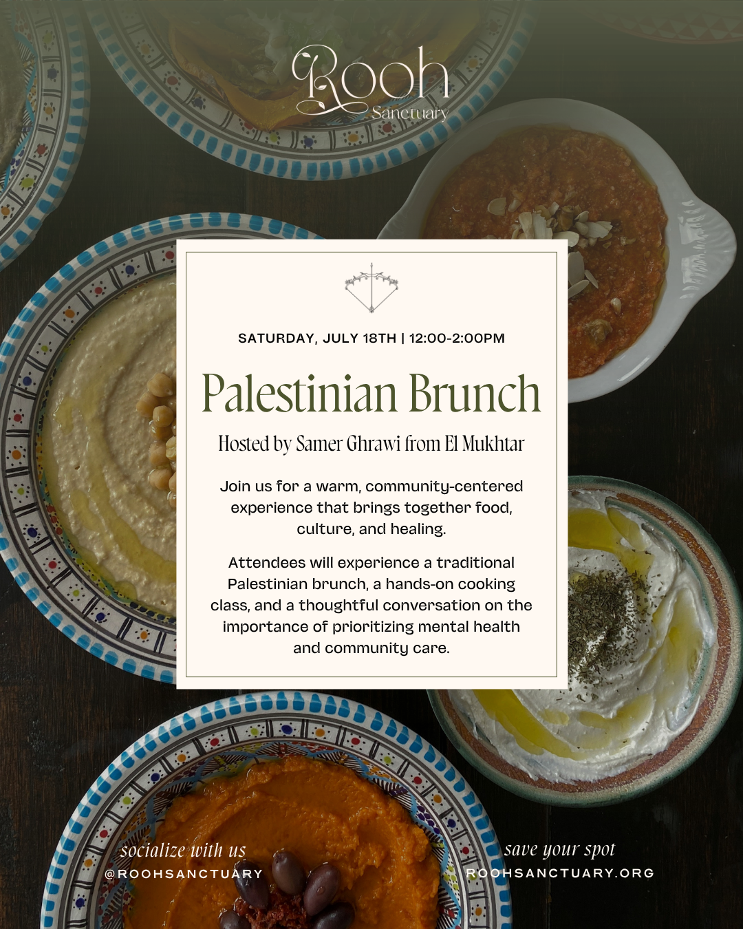 Palestinian Brunch at Rooh