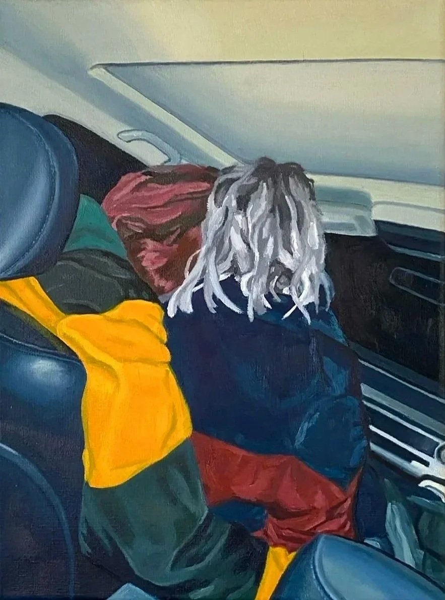 "Car Camping" 2025, Oil on Canvas, 9x12"