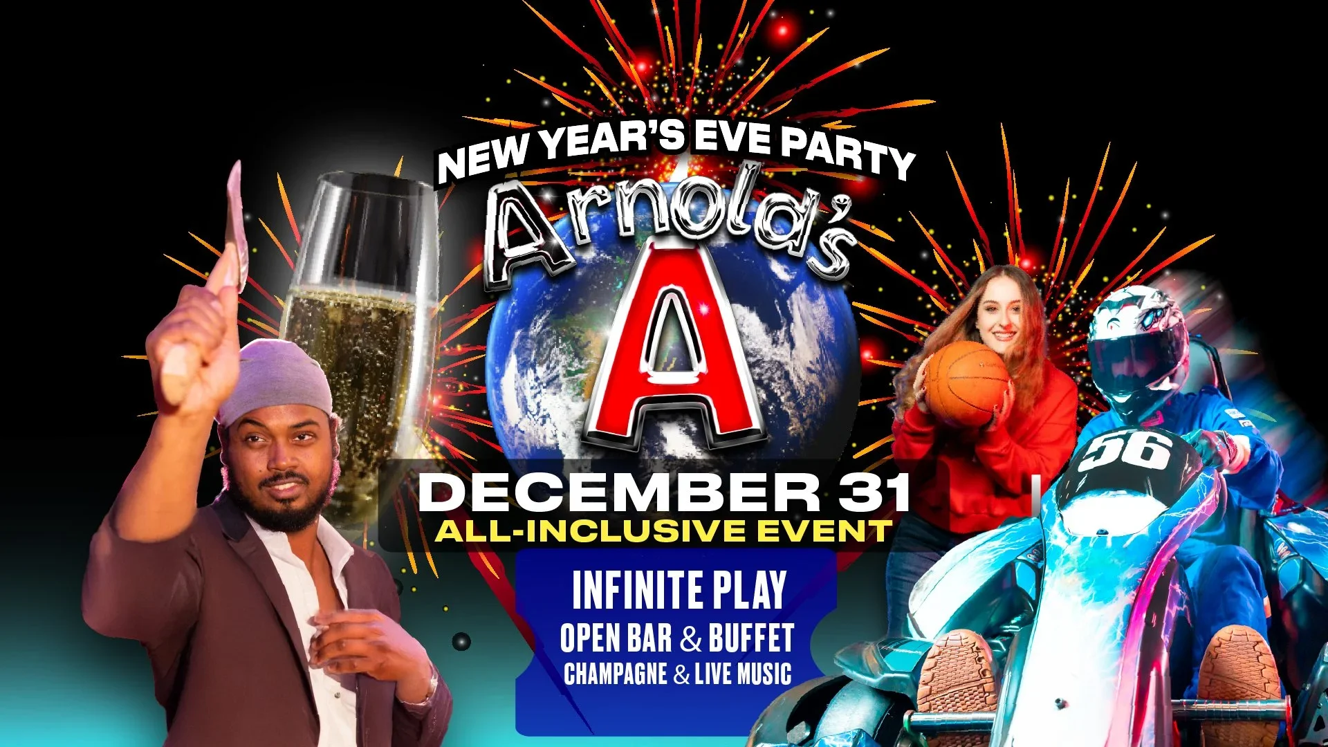 Arnold's New Year's Eve Party "Global Gala"