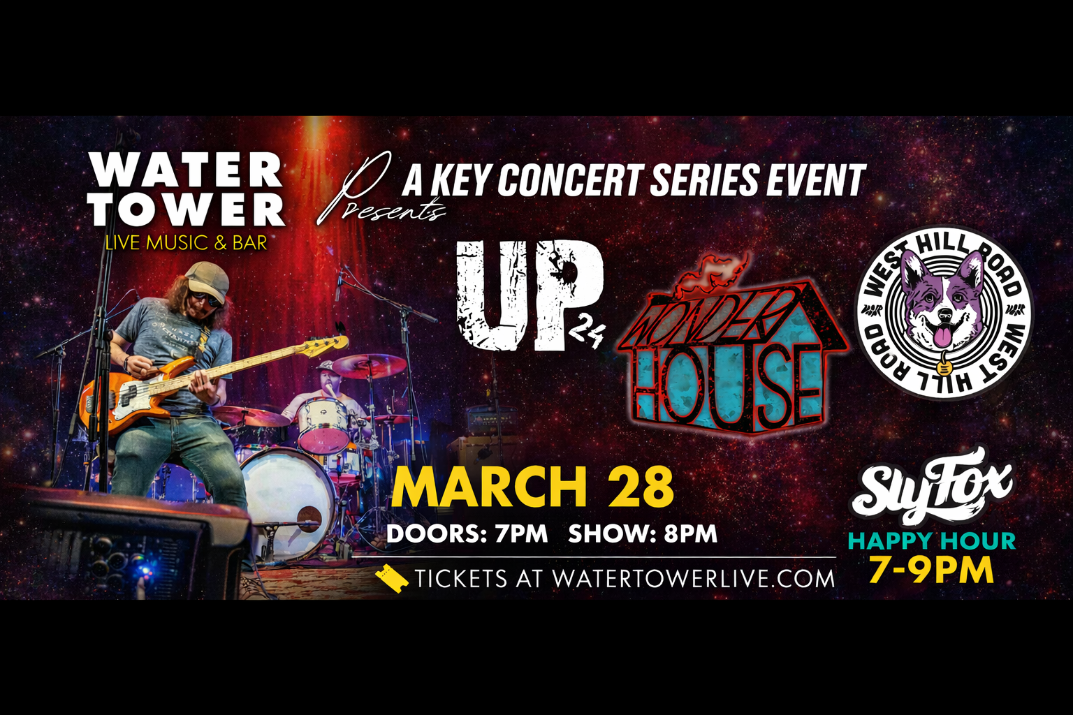 UP24, Wonderhouse, West Hill Road. Key Concert Series