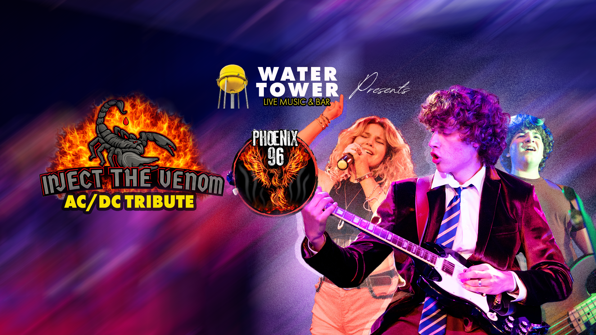 AC/DC Tribute "Inject The Venom" with Special Guest "Phoenix 96"