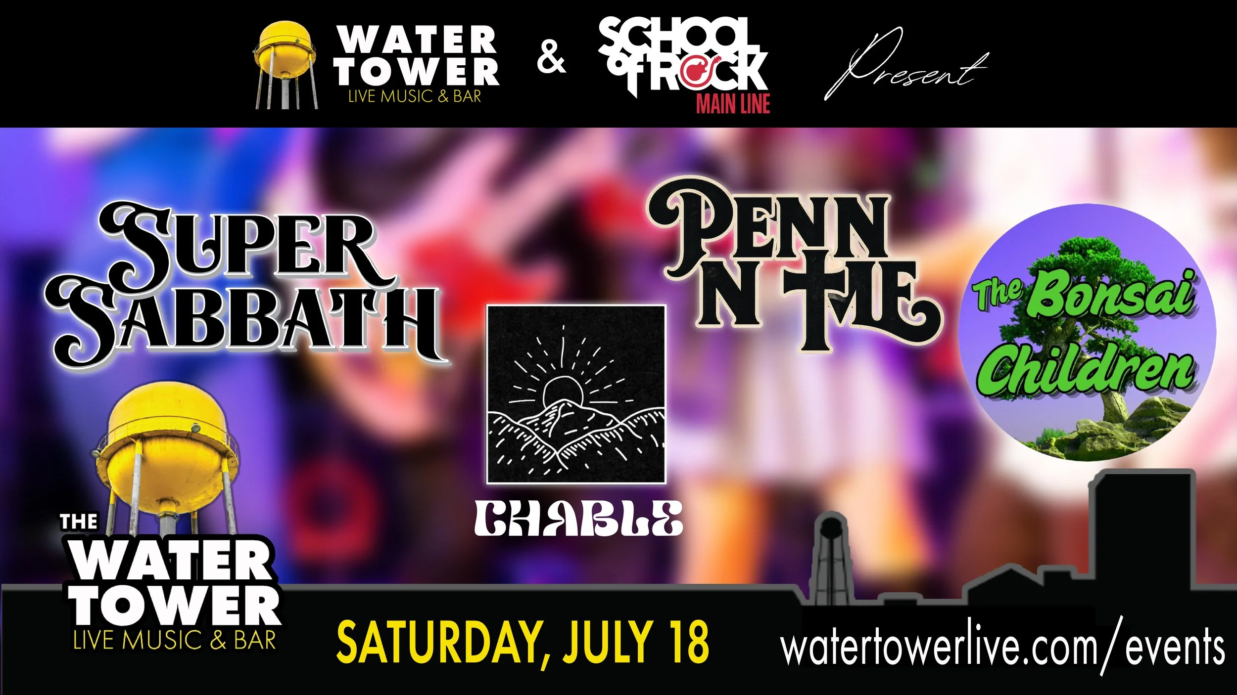 A Showcase of Local Talent&nbsp;featuring: Bonsai Children, Chable, PenNname, and Super Sabbath