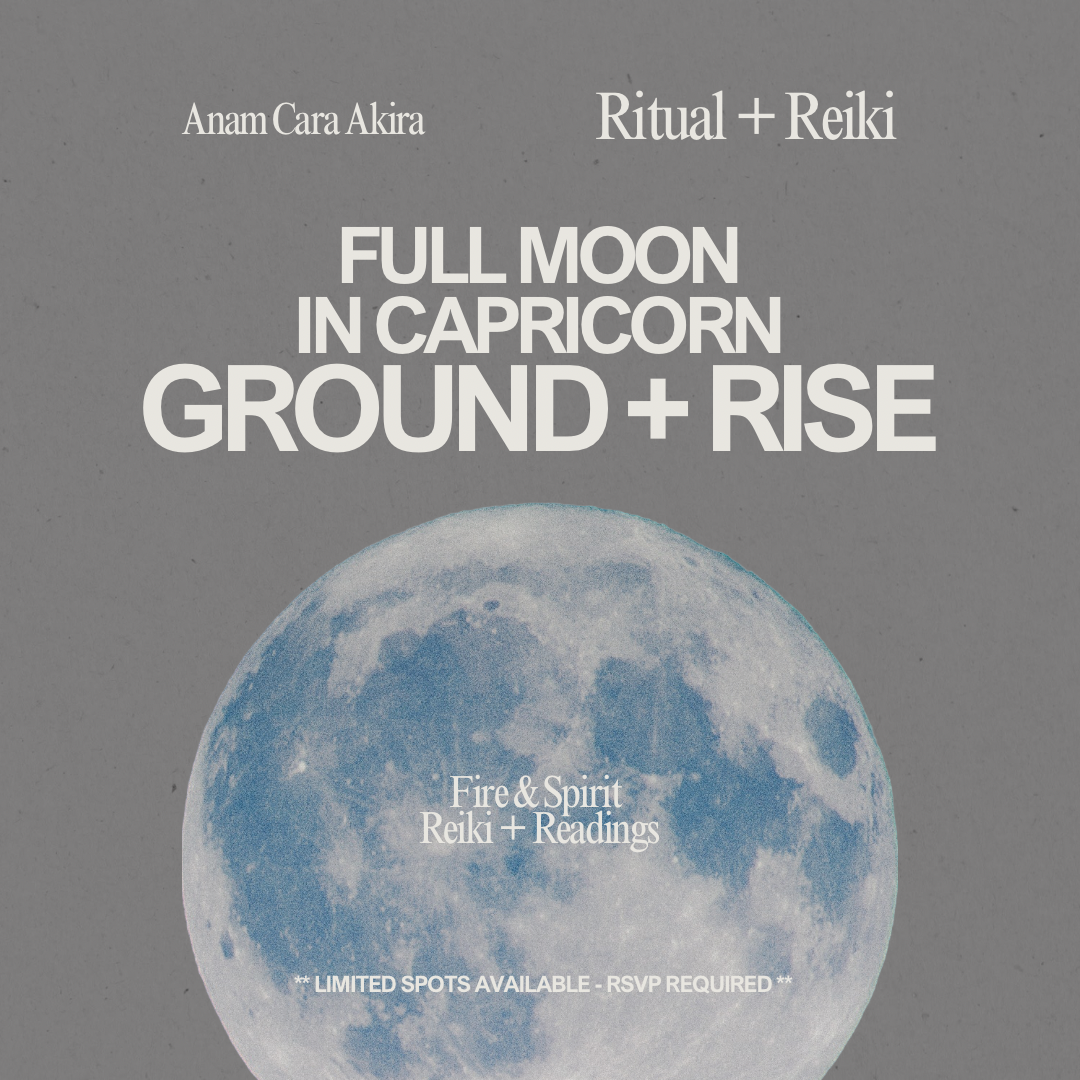 Full Moon in Capricorn: Ground + Rise Workshop