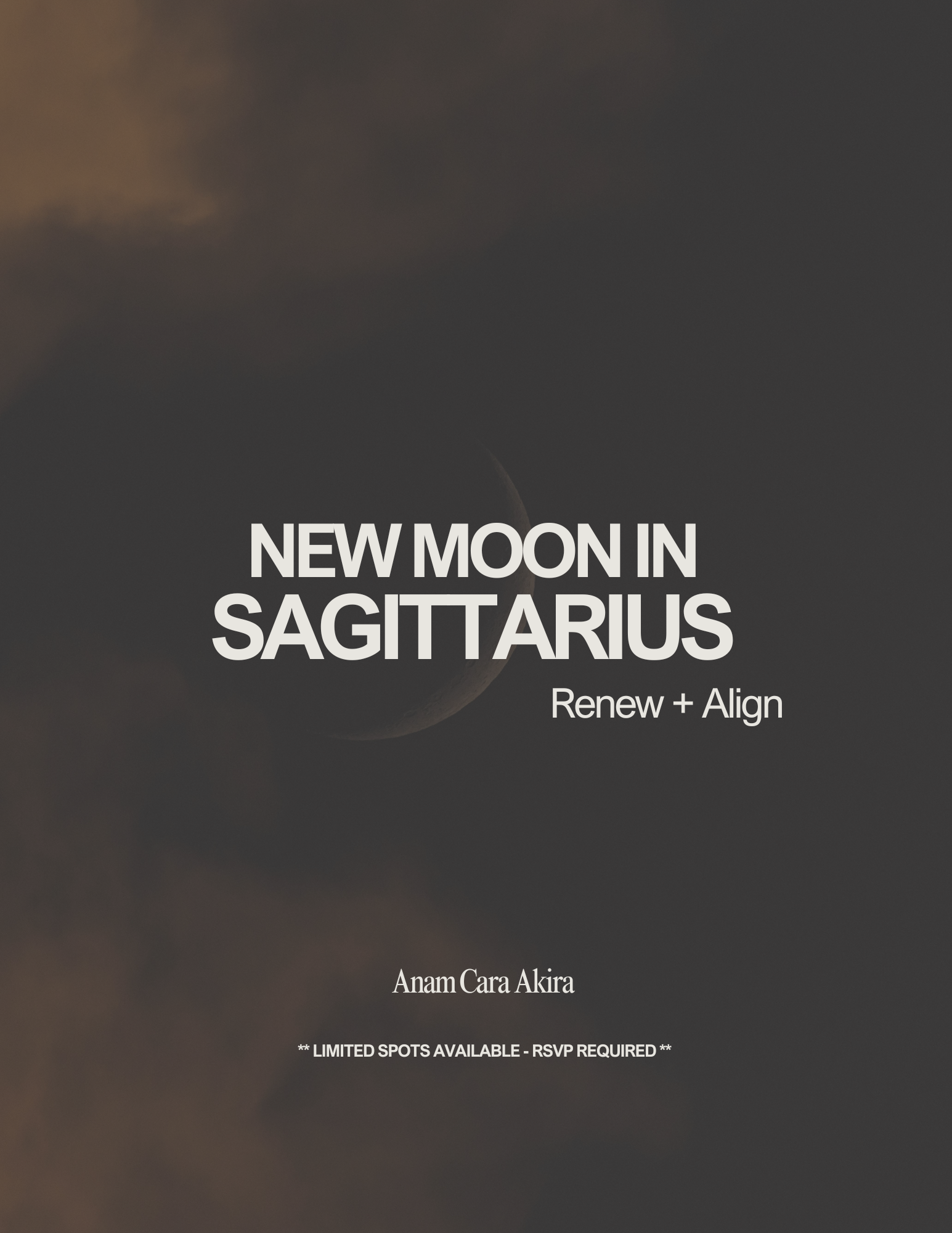 New Moon in Sagittarius Circle