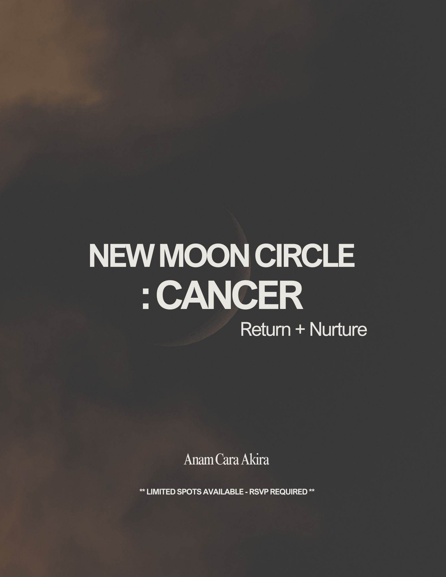 New Moon in Cancer Circle