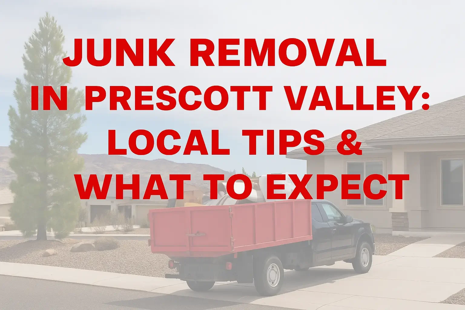 Junk Removal in Prescott Valley: Local Tips & What to Expect