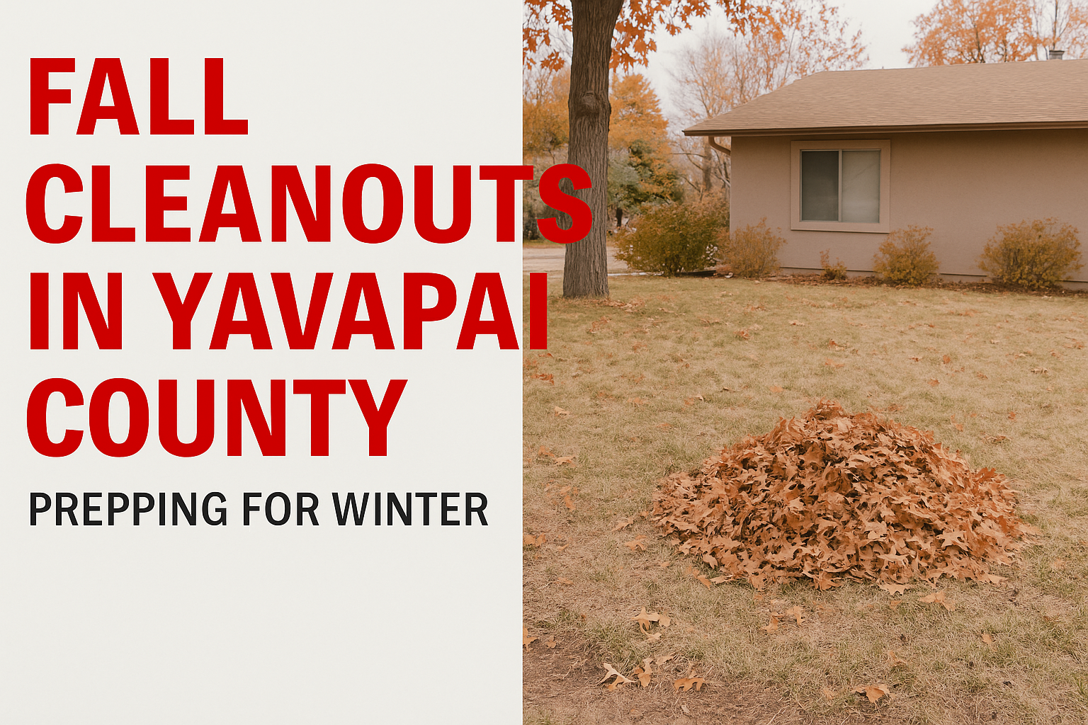 Fall Cleanouts in Yavapai County: Prepping Your Property for Winter