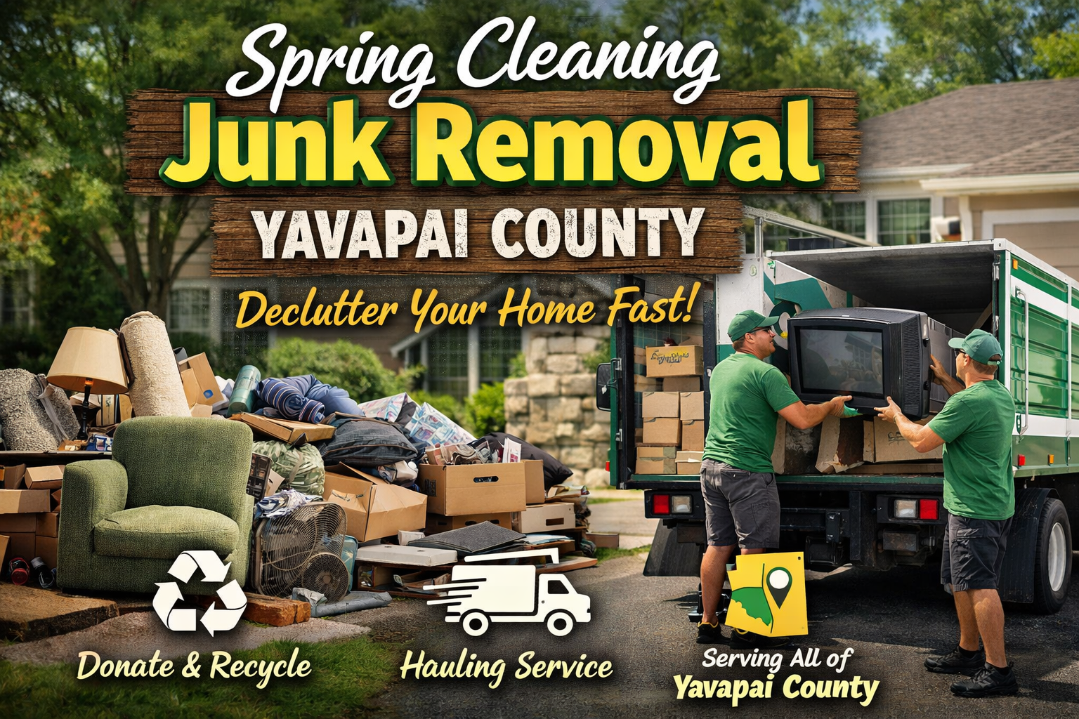 Spring Cleaning in Yavapai County: Declutter Your Home Without the Dump Runs