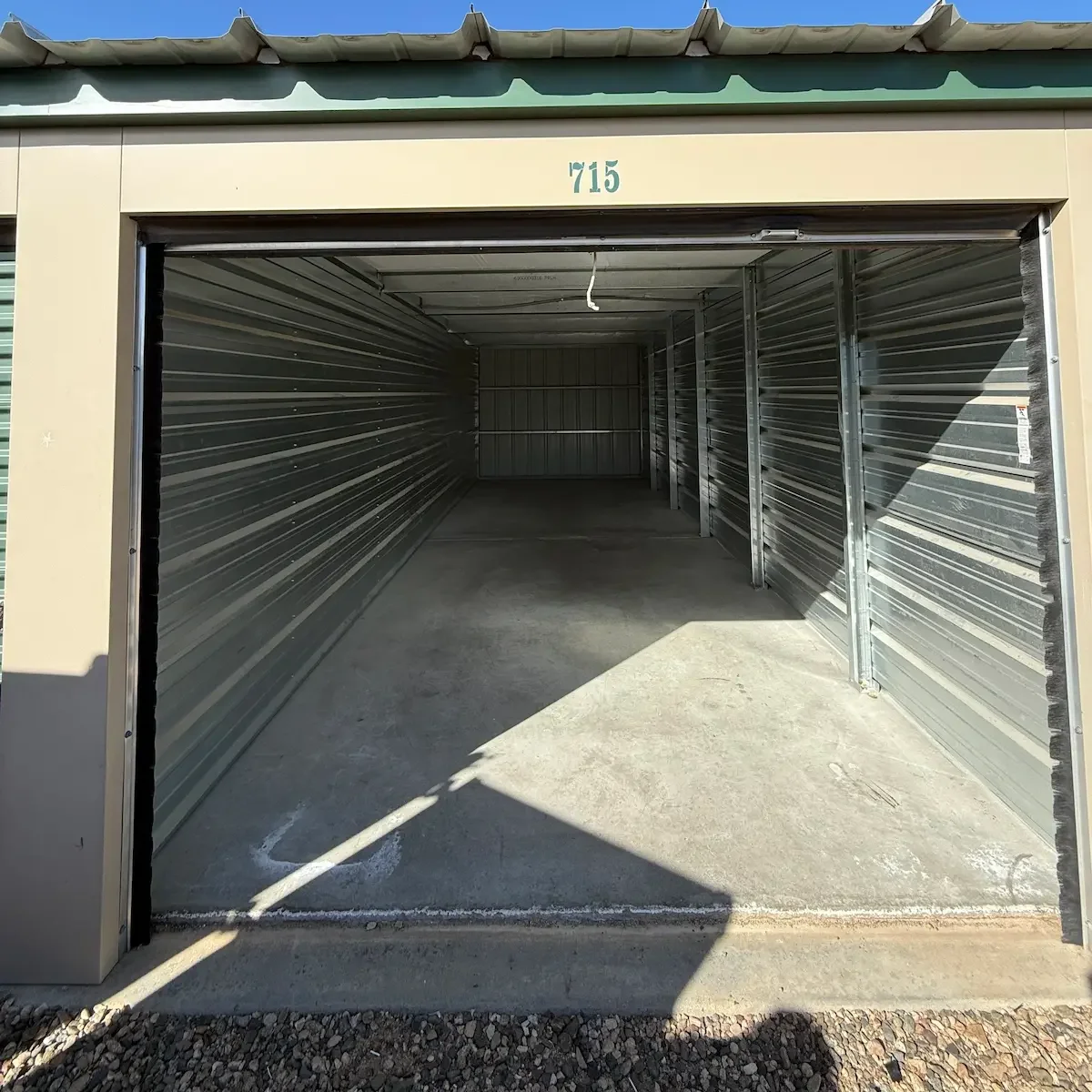 Copper State Junk Hauling cleanout of a Chino Valley storage unit: After