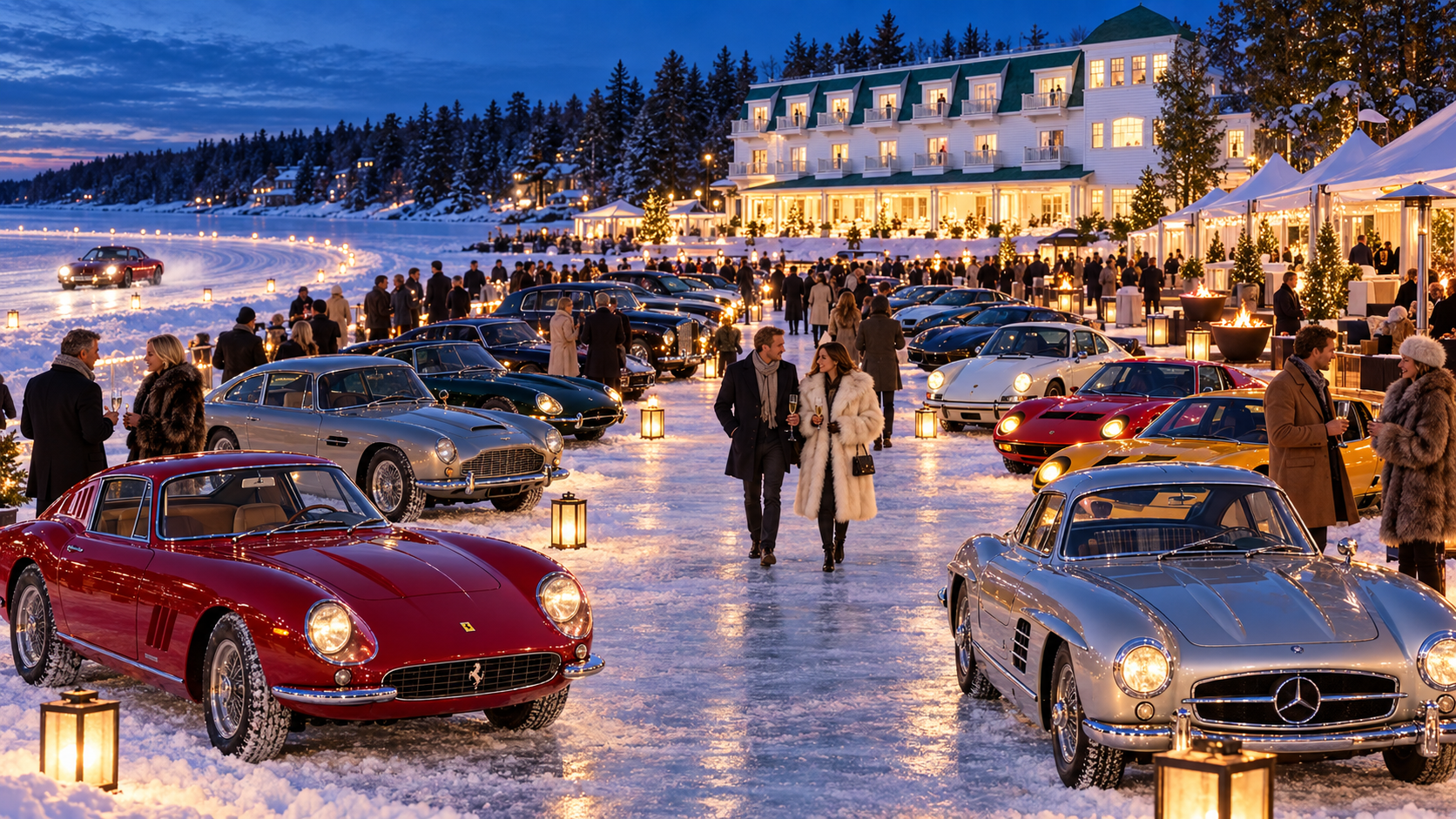 Frozen Lake Luxury Car Promenade.png