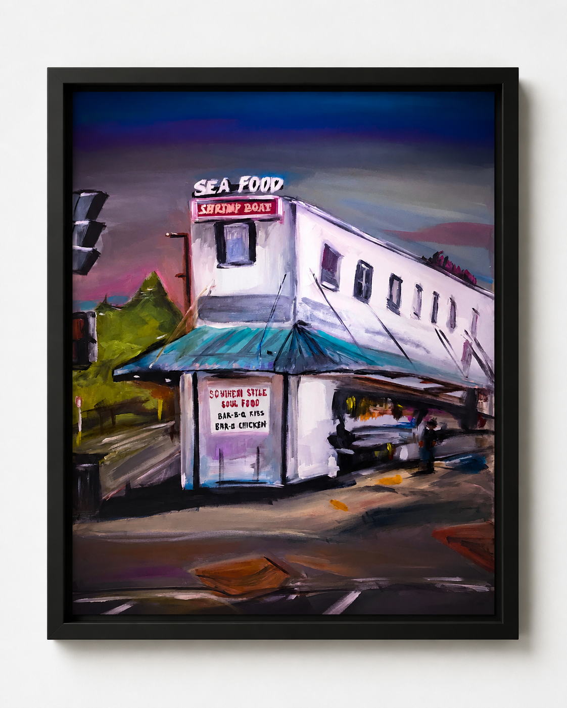LIMITED EDITION 12X16 FRAMED "THE SHRIMP BOAT" GICLÉE FINE ART PRINT