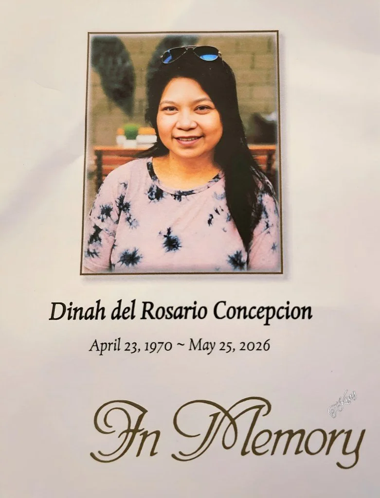 Dinah del Rosario Concepcion 4.23.70-5.25.26