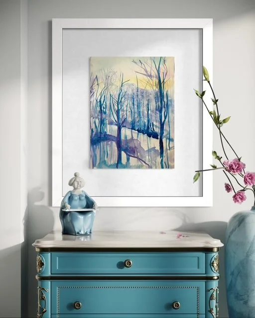Purple and Indigo Forest