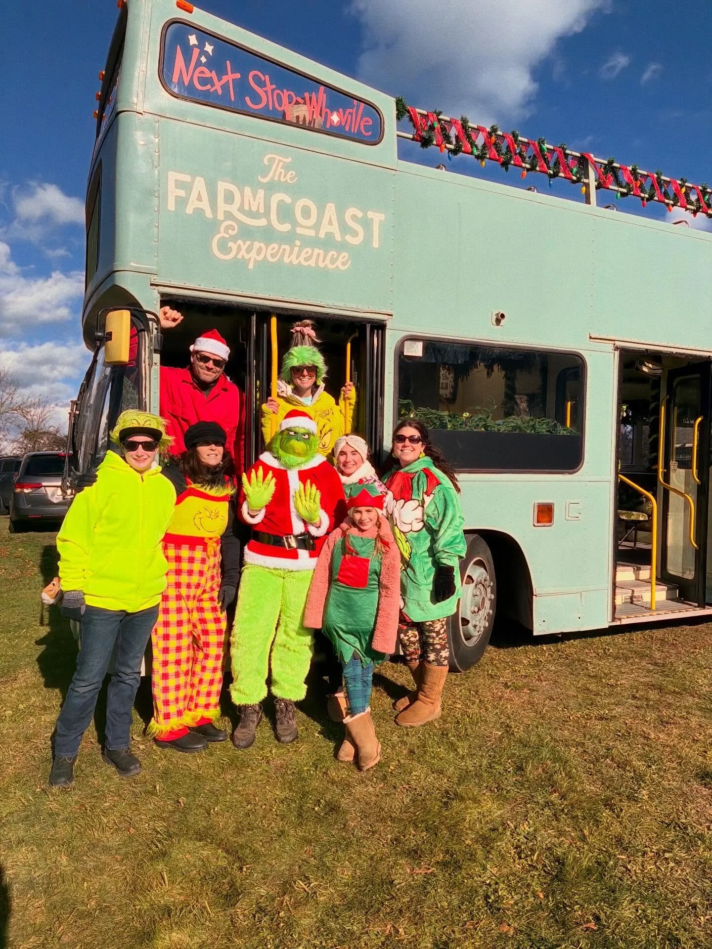 🎄We had a B L A S T today kicking off our Holly Jolly Grinchmas Trolley! We made some adjustments to better suit the flow of the tours + pre-bookings will be required. We are offering afternoon tours tomorrow + morning tours Sunday! More tours on de