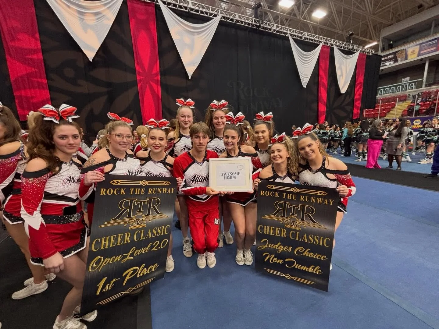 SWAT dominated with 1st Place, Judges Choice (Non-Tumble) AND Best Jumps! 🔥🥇
Unit 4.2 brought it home with 1st Place as well 🥇
Proud doesn&rsquo;t even begin to cover it!