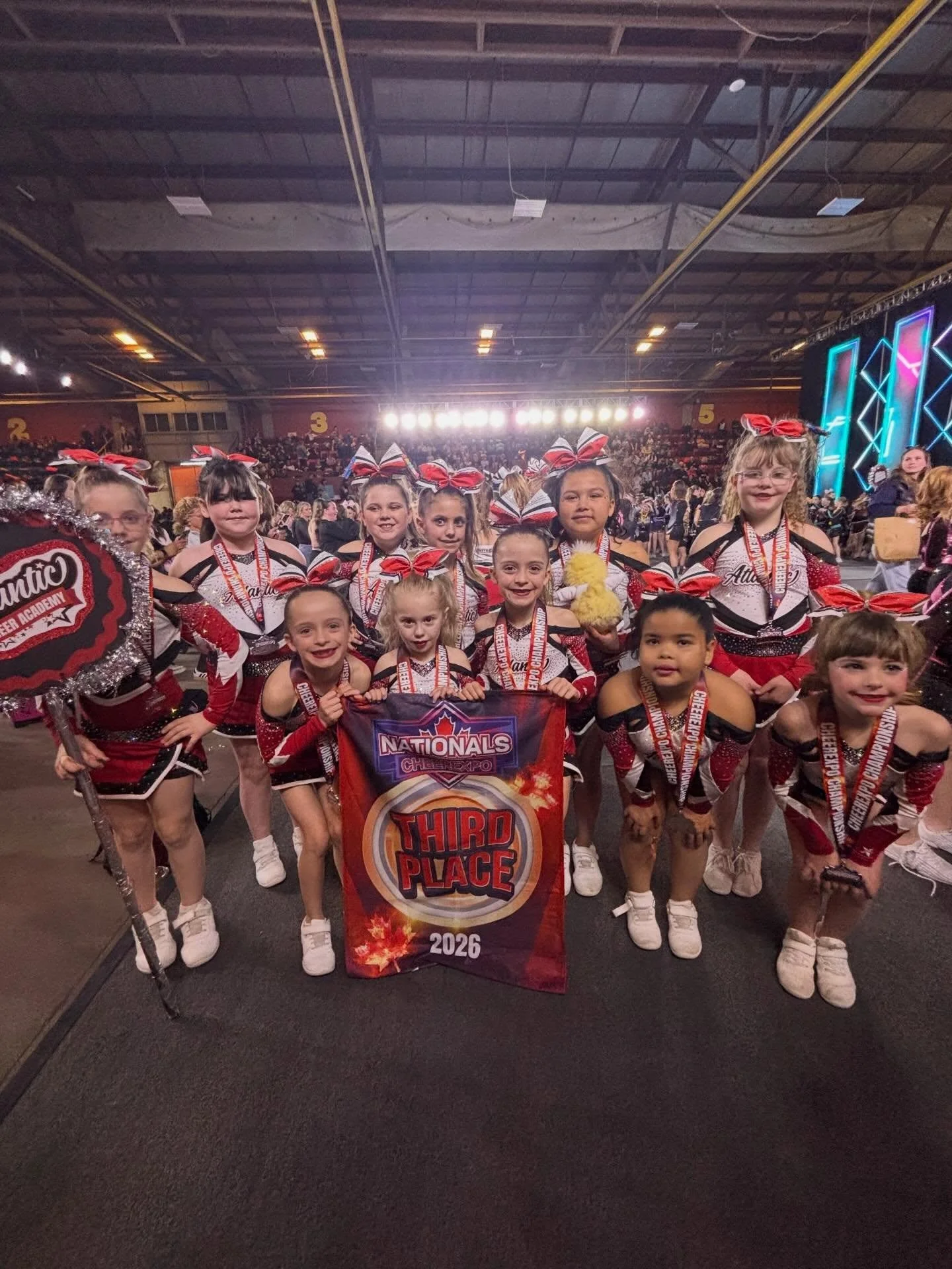 Cheer Expo Recap 💥

Mini Majors
3rd place 🥉

Recon
3rd place 🥉
awesome tumblers 🤸

Generals
4th place 🏅
awesome jumps
hit zero heroes
partial paid bid to AIA Montreal 🇨🇦

SWAT
1st place 🥇
awesome tosses
partial paid bid to AIA Montreal 🇨🇦
A