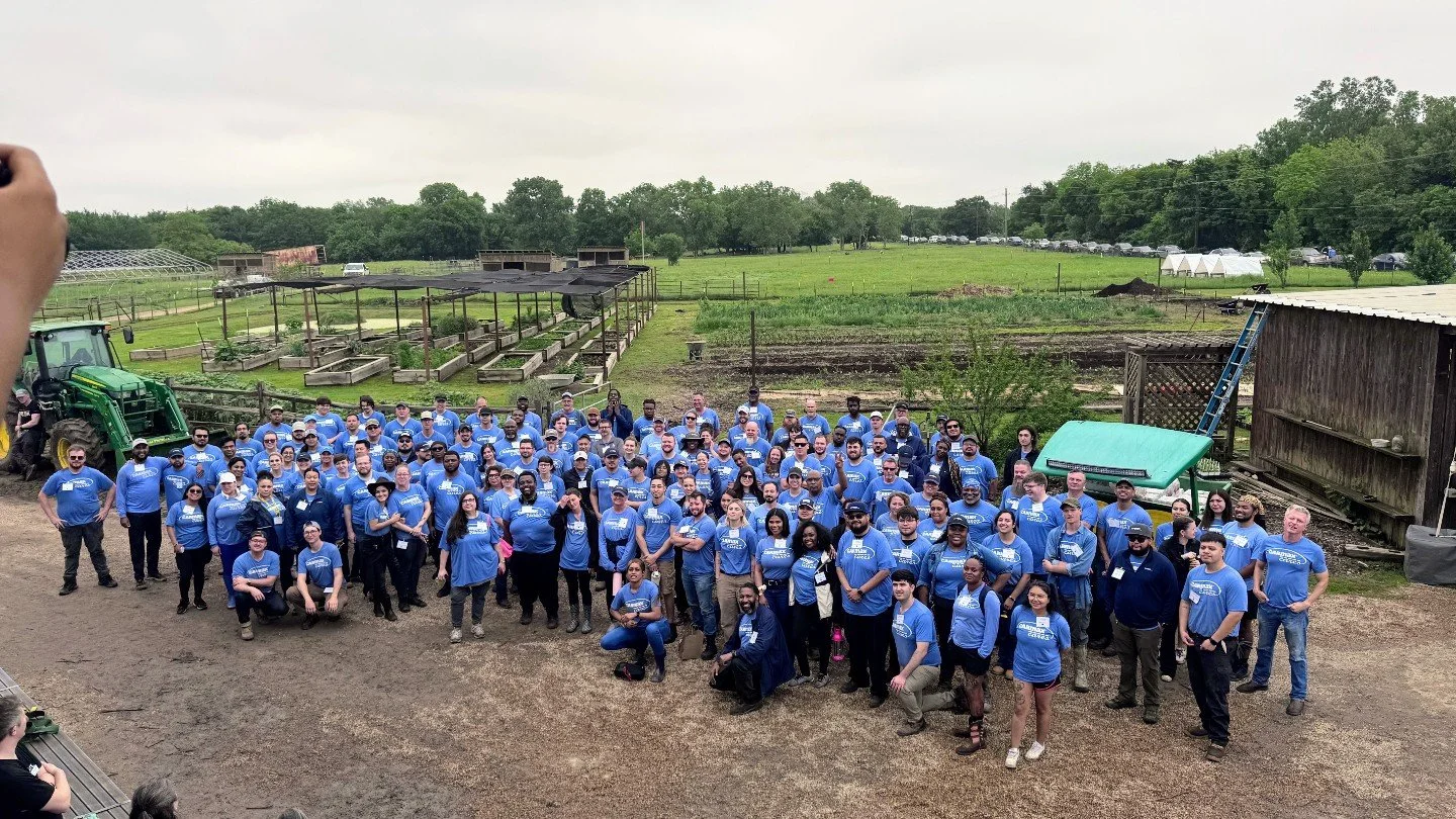 Throwing it back to an incredible day when the CarMax crew rolled up, sleeves ready and hearts full 💙🌱 From planting flower beds to sharing laughs, this crew turned a regular day at the farm into something truly special. There&rsquo;s nothing like 