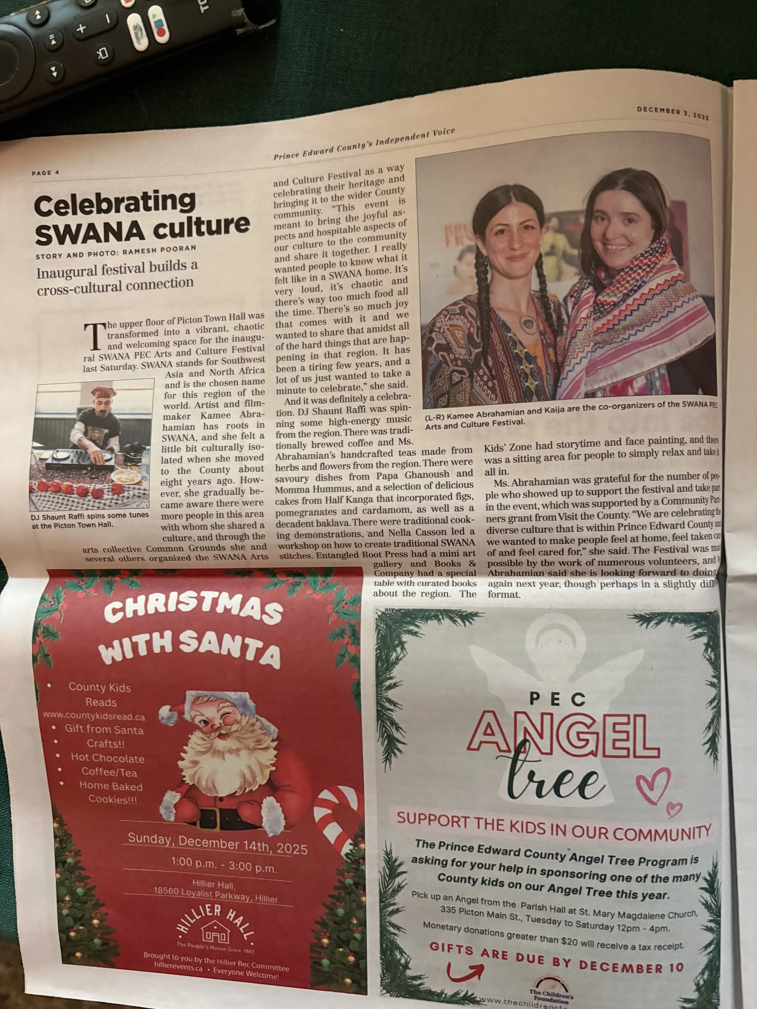 Wellington Times Article