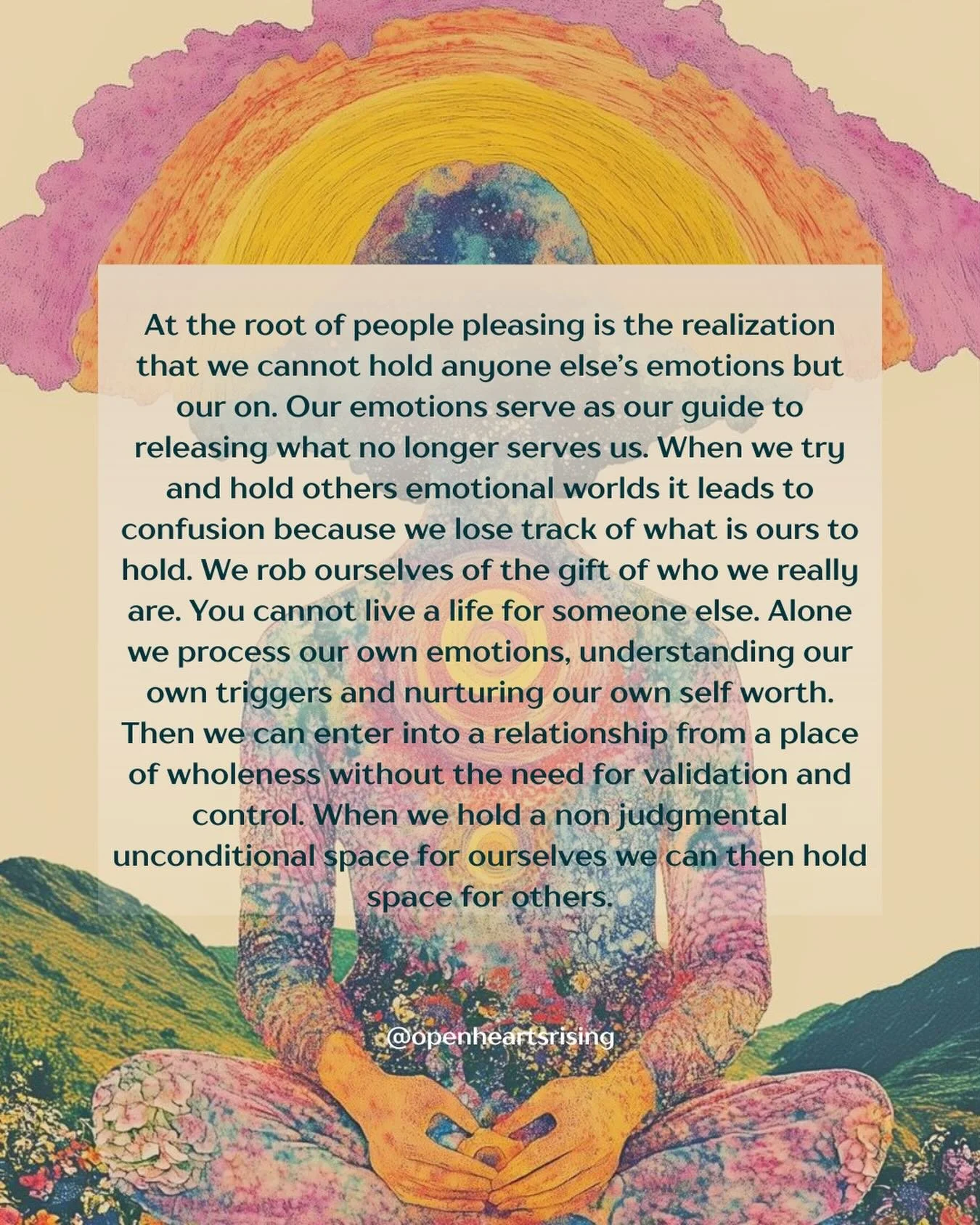 Your emotions are data and they are so uniquely just for you. They are messages that teach us about our inner world and outdated beliefs we can release. Once we set our intention to learn and grow to be present with our emotions we are so fully suppo