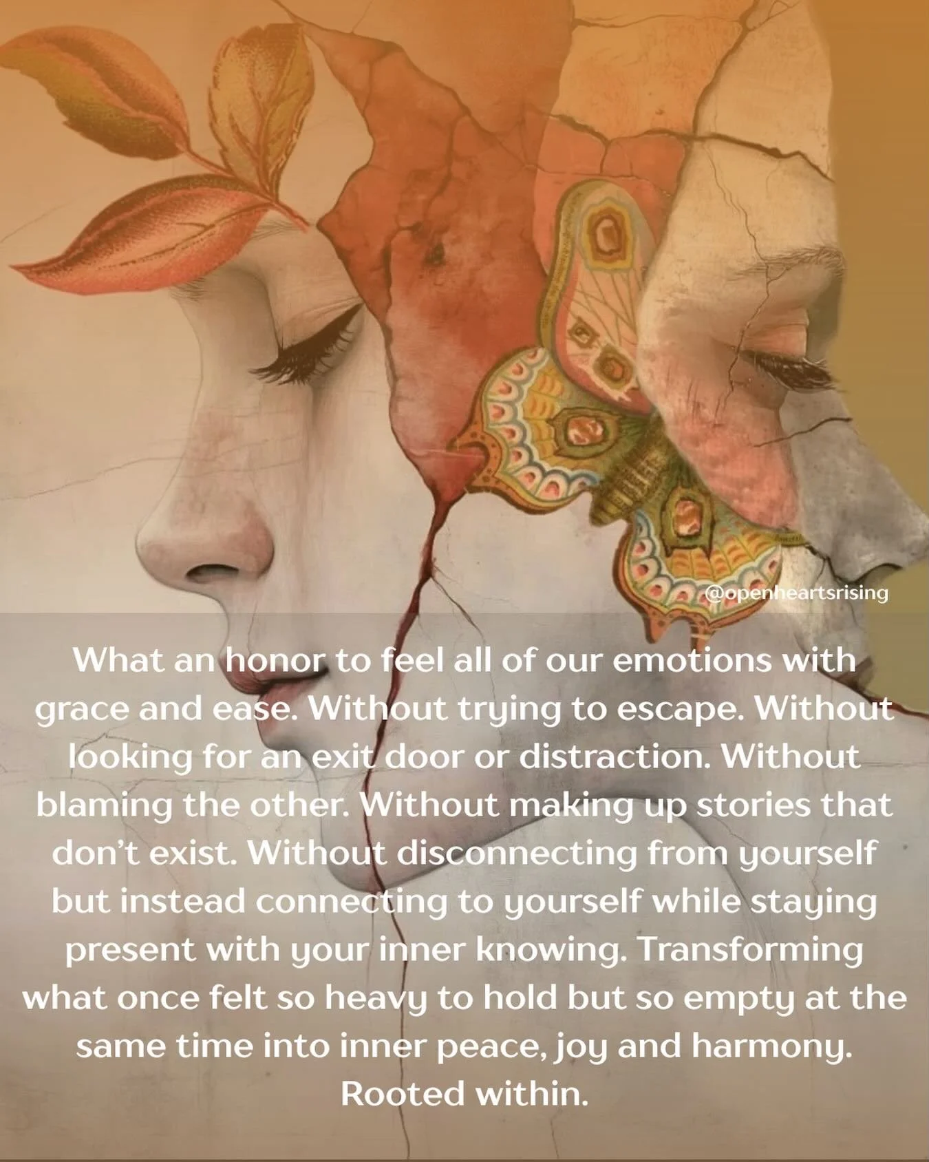 Like the weather the emotional patterns always circle back to be transformed it&rsquo;s always up to you. We cannot control the outside world but we can control ourselves. That is our super power. With love✨❤️