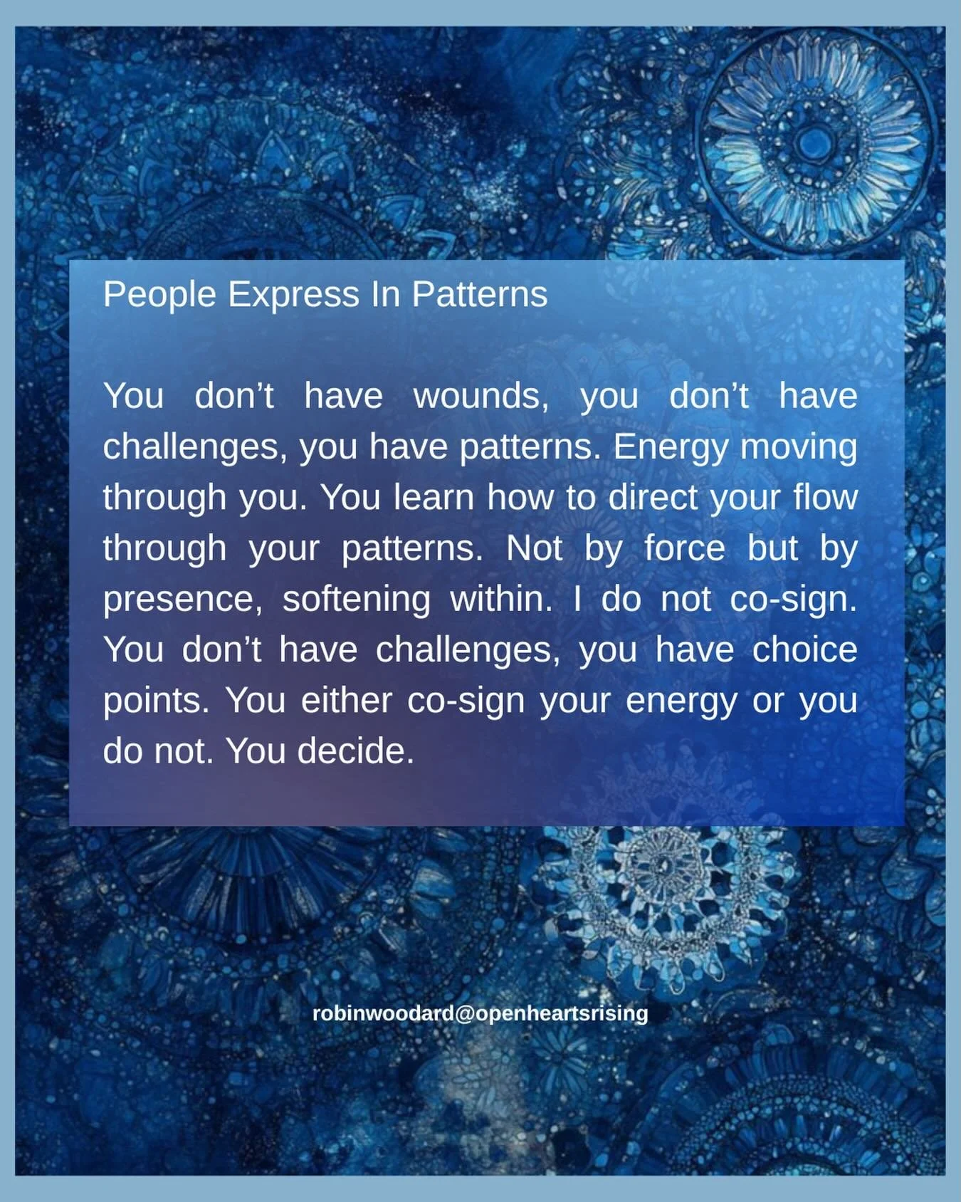 This is about learning to shift into your personal sovereignty and reframing internal struggles not as permanent damage, but as repeatable habits of energy that can be consciously redirected.  #emotionalliberation #selflove