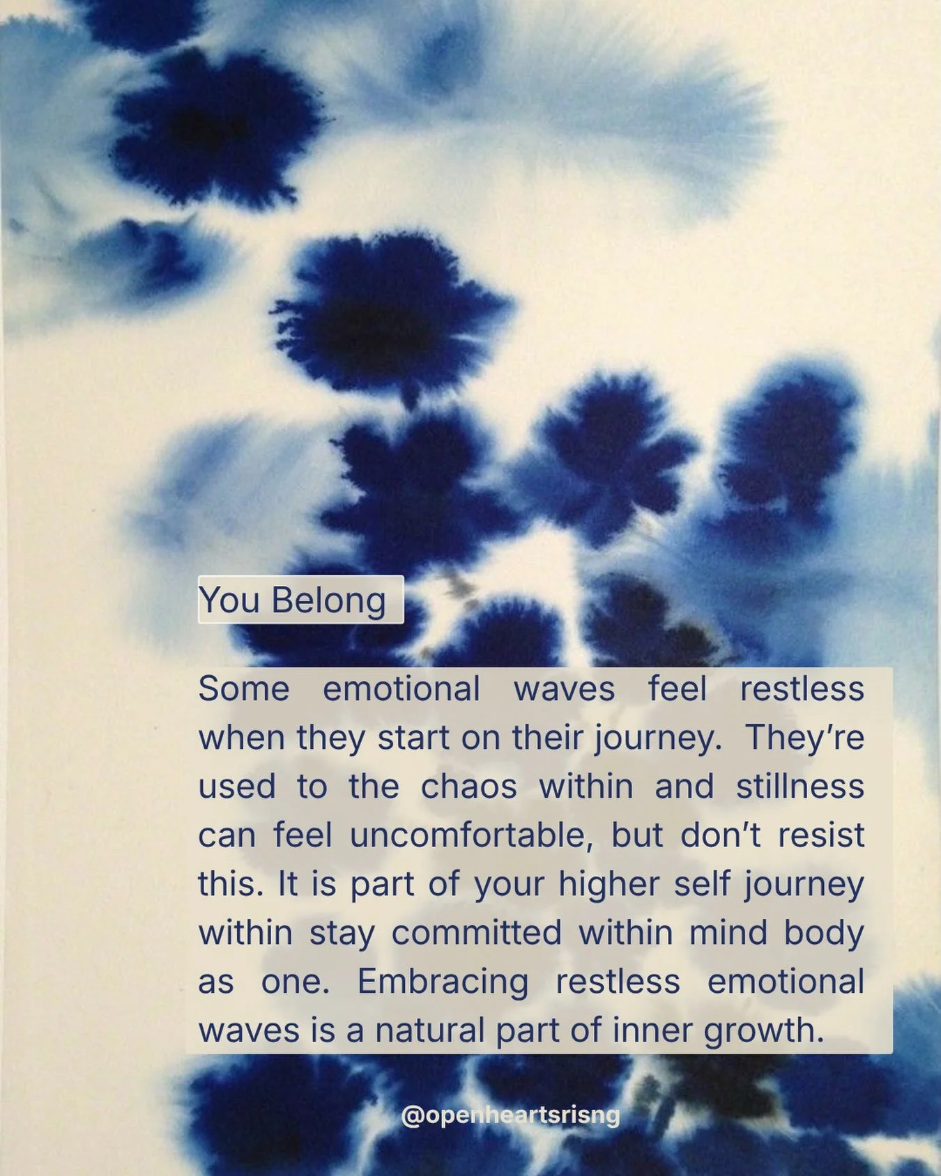 Old habits of chaos feel normal to the brain, quiet spaces expose feelings you usually ignore. Growth requires letting go of past stress patterns and learning to regulate your nervous system in the present moment creating awareness within.

#nervousy