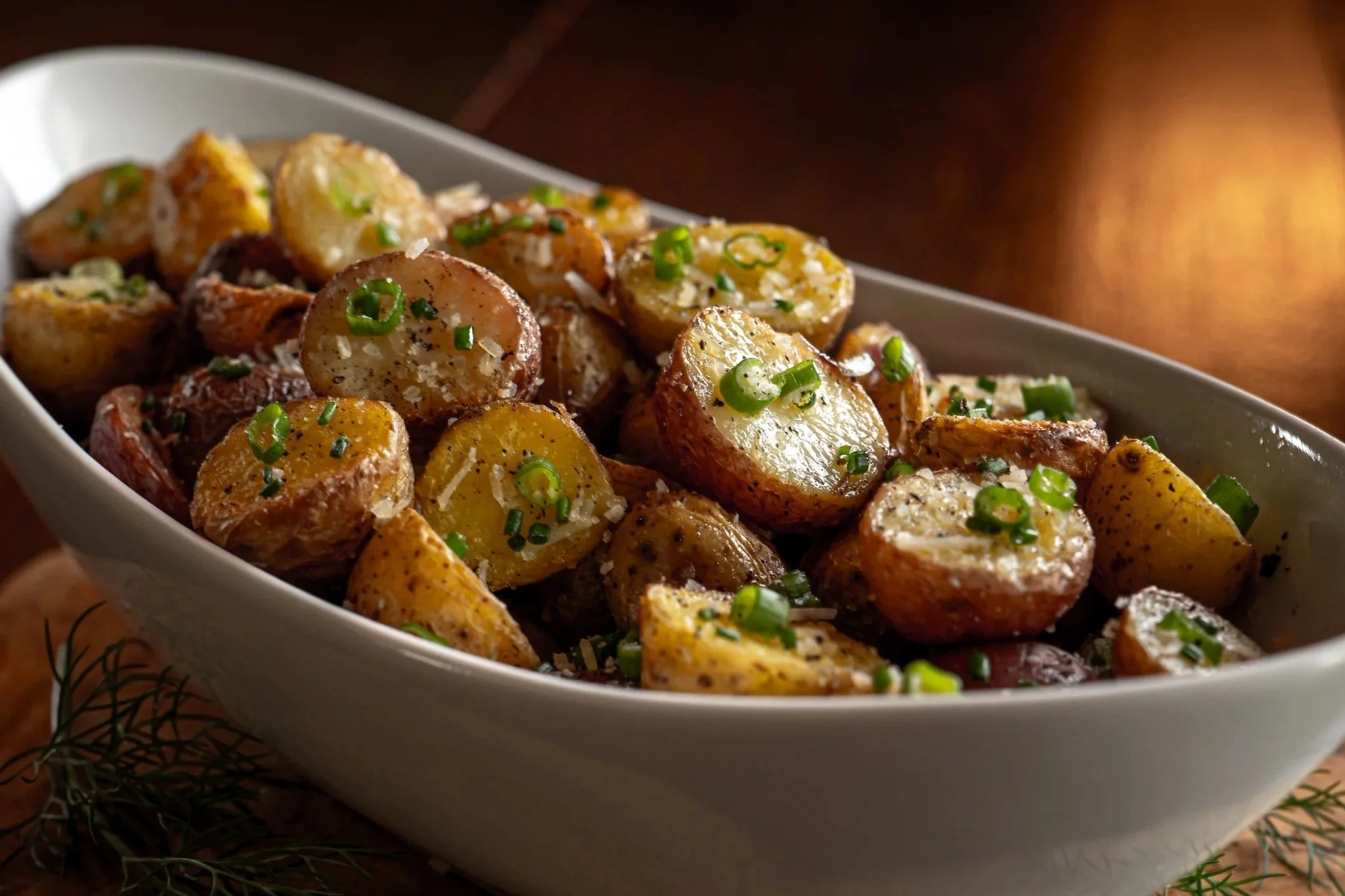 Baby Roasted Parmesan Potatoes