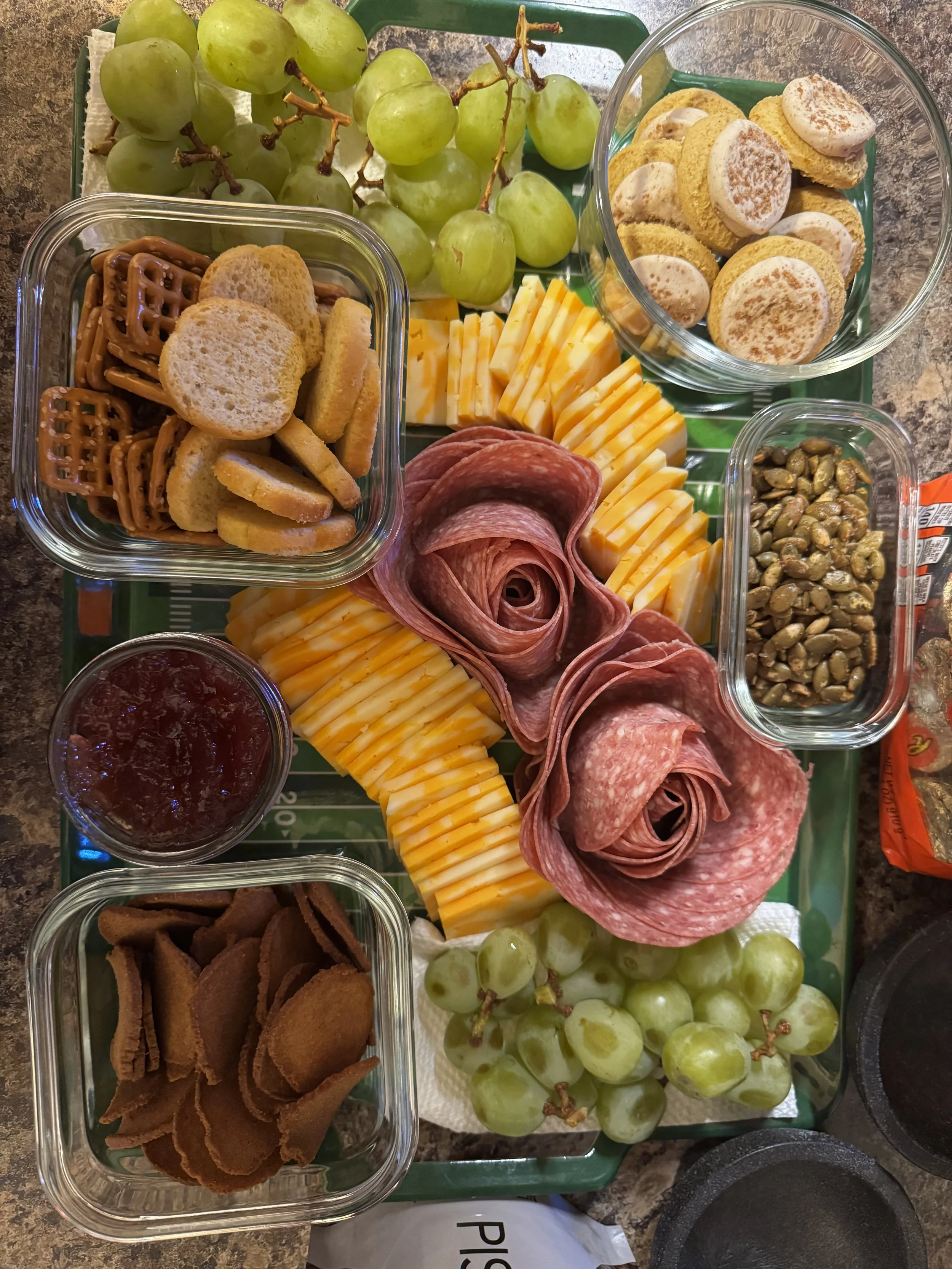 I dabble in snack boards as appreciation gifts for my staff members. 