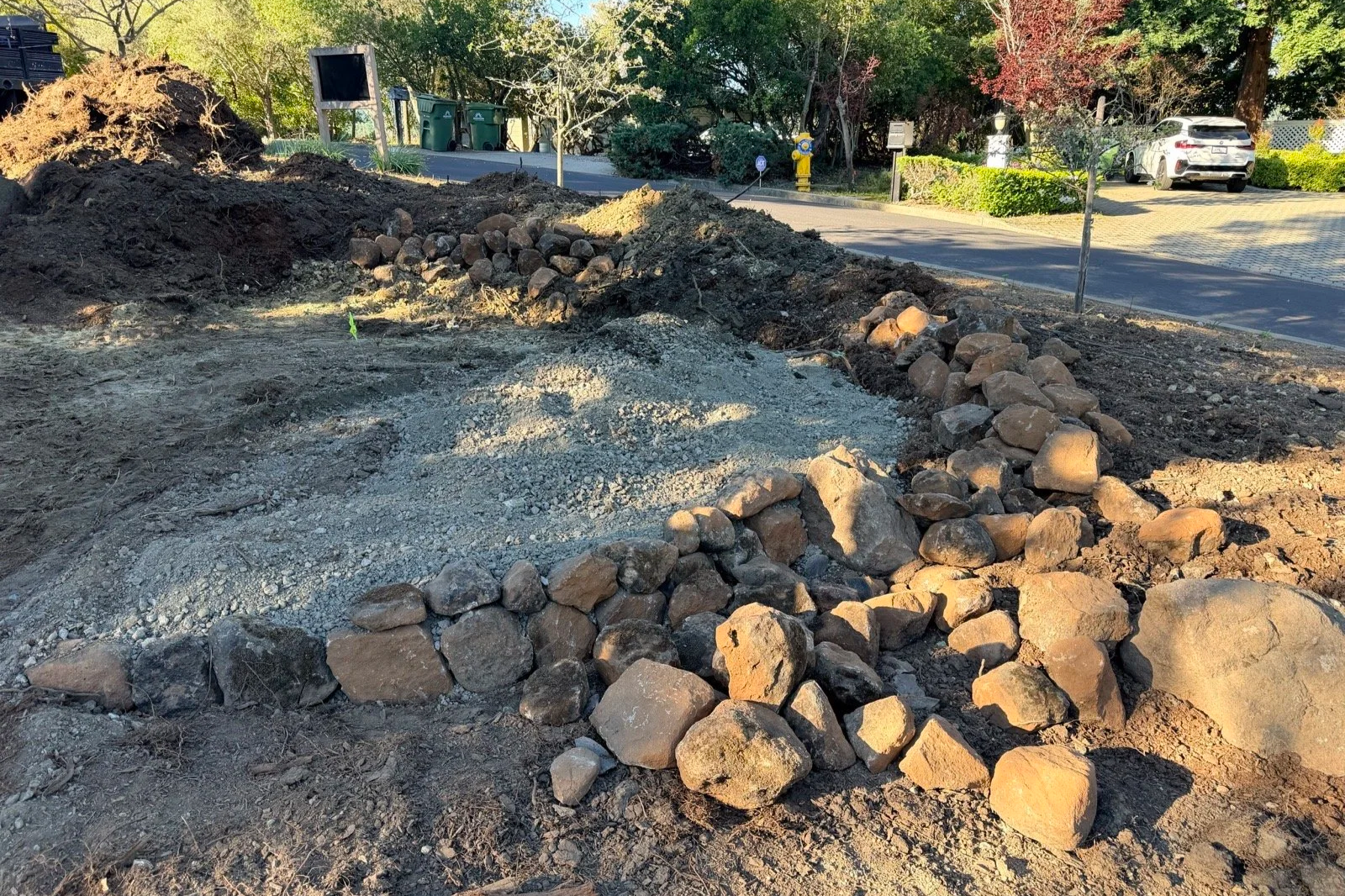 Shaping the Patio Border
