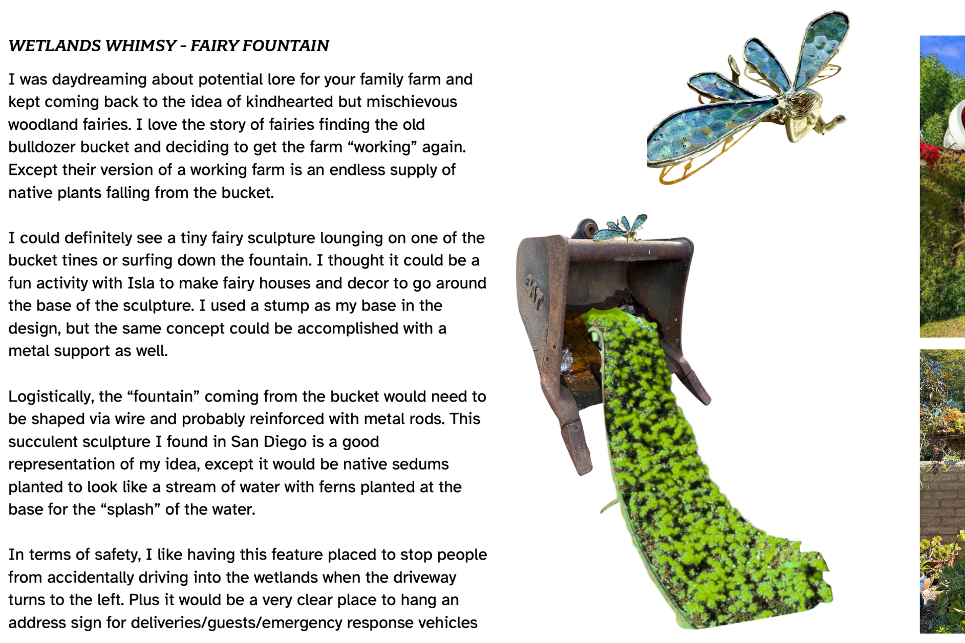 Whimsical Wetlands Fairy Fountain