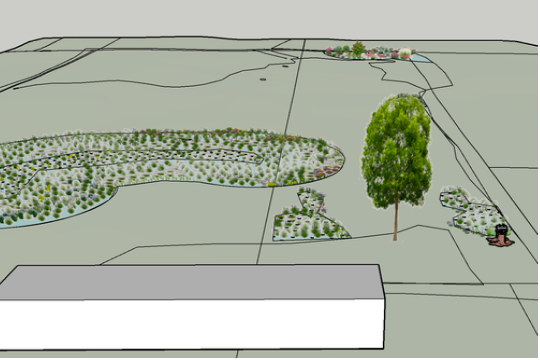 Bird's Eye View of the Farm