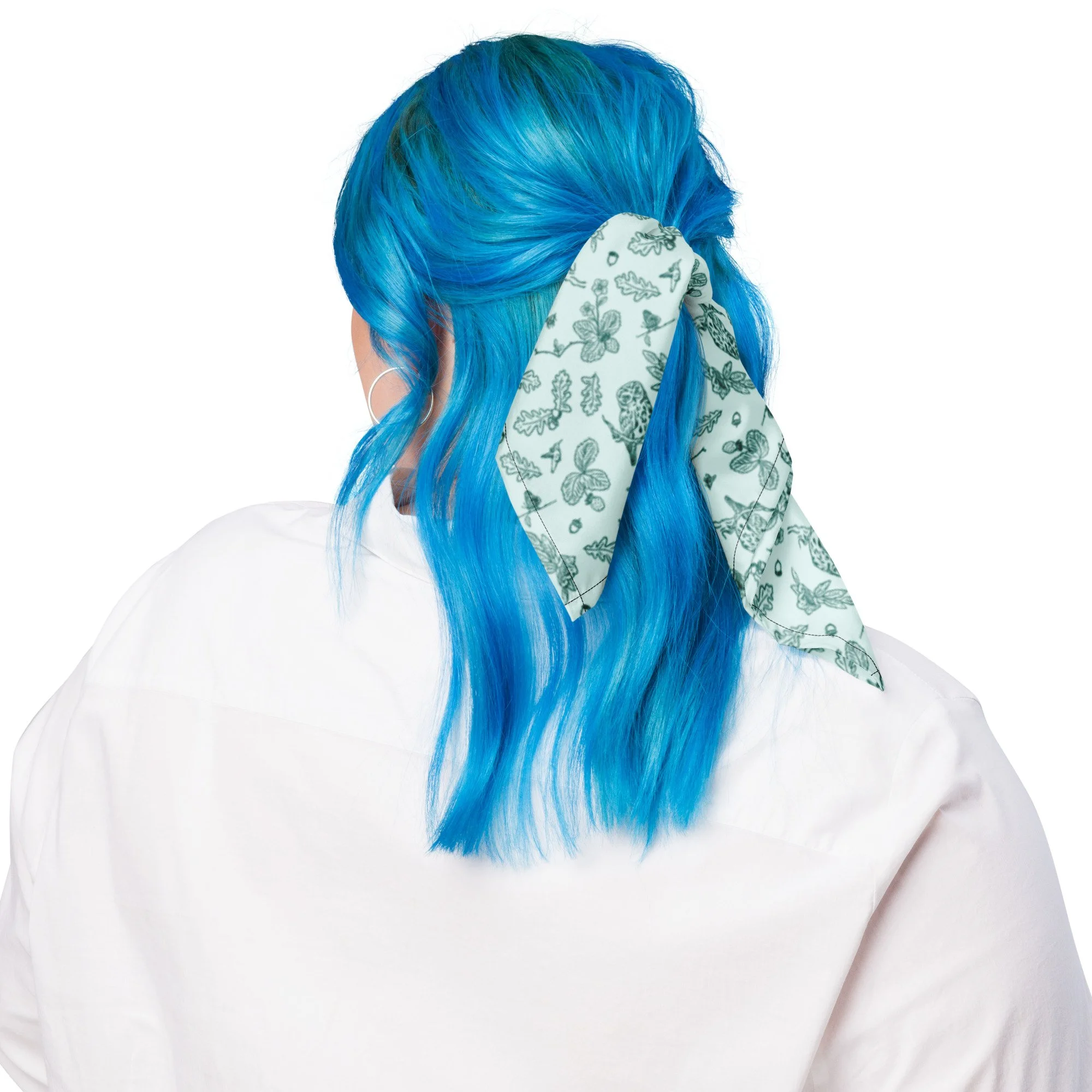 Blue All-over Print Bandana