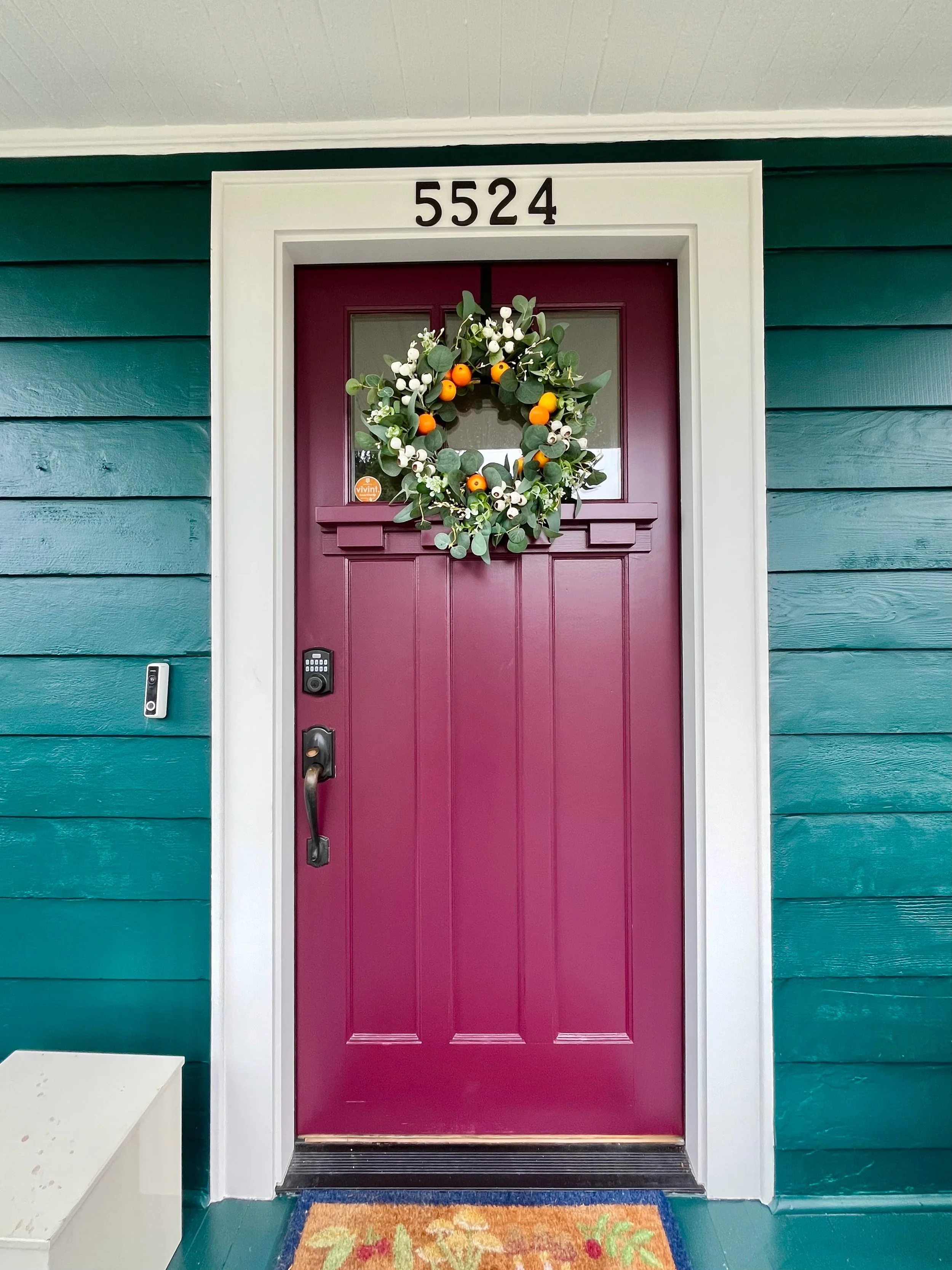 charming, juicy, vibrant, personal.. 
a.k.a the opposite of gray 💖

swing to see why our clients were desperately ready to jazz up their home&rsquo;s exterior ✨ 

#pinkcoatinteriors #colorconsultant #exteriorpainting #colorinspiration