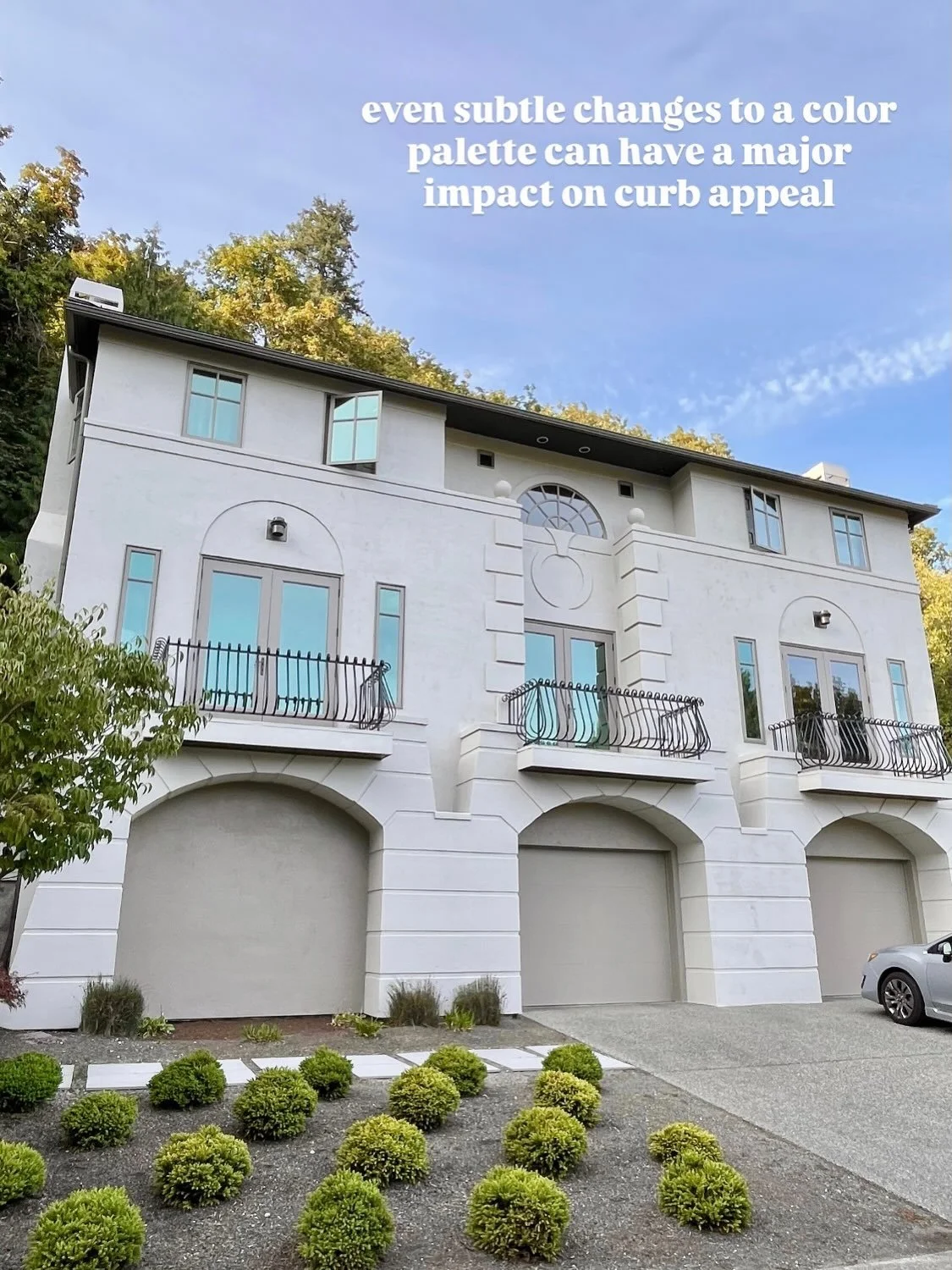 while we didn&rsquo;t make huge changes to the paint colors themselves, we did adjust where the paint colors went and how they worked together as a whole 🤝 

we always remind clients that just because something is technically trim doesn&rsquo;t mean