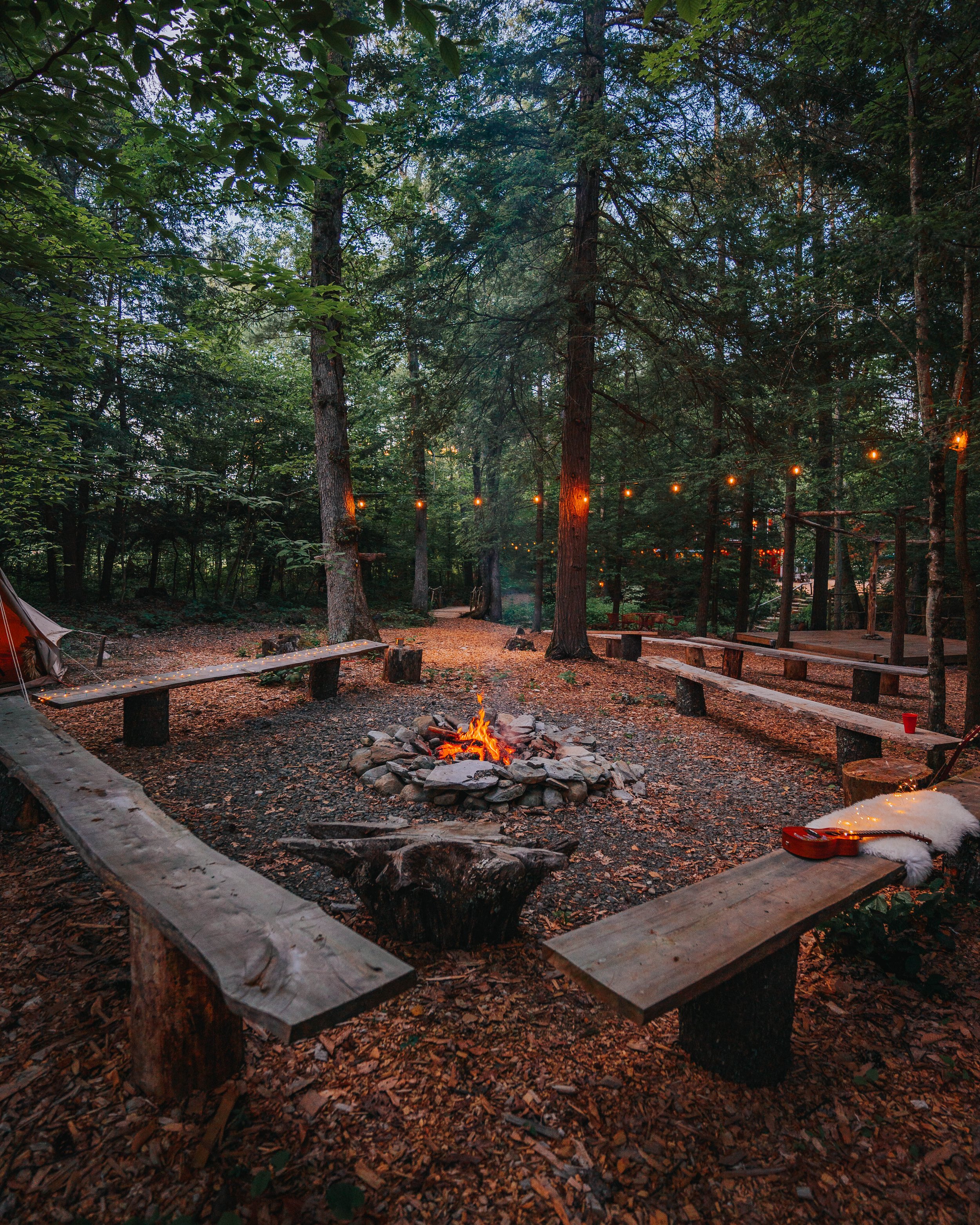 Fire Pit in Tent Village.JPG