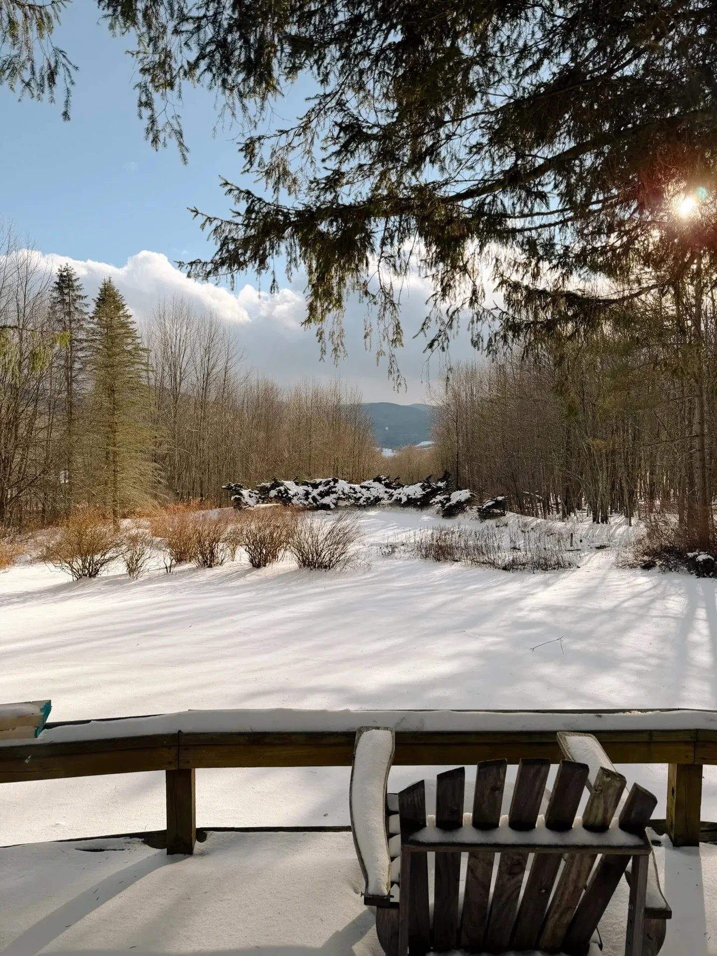 Taking in the serene views from @norwegianwoods_catskills while all the action is happening inside. We can&rsquo;t wait to welcome you to @grateful_woods sister property soon &mdash; coming to Belleayre Mountain, NY in 2026!