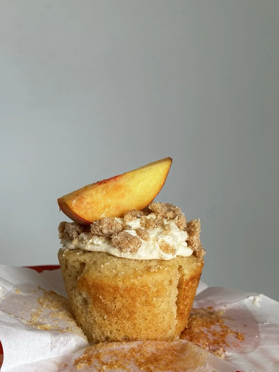 Peach Cobbler Cupcake (Cakes)