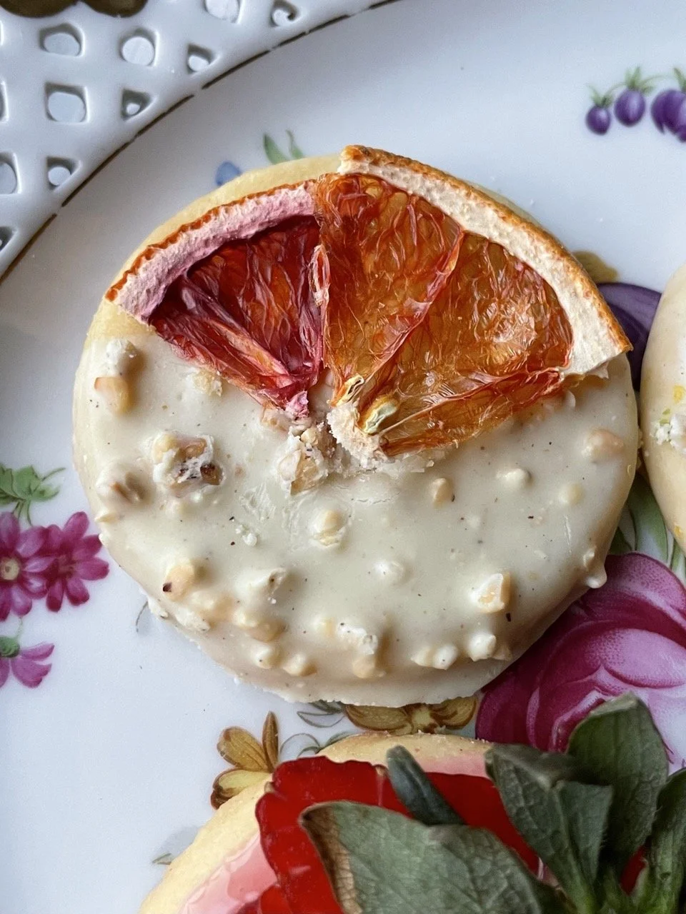 White Chocolate Hazelnut Citrus Shortbread (Cookies)