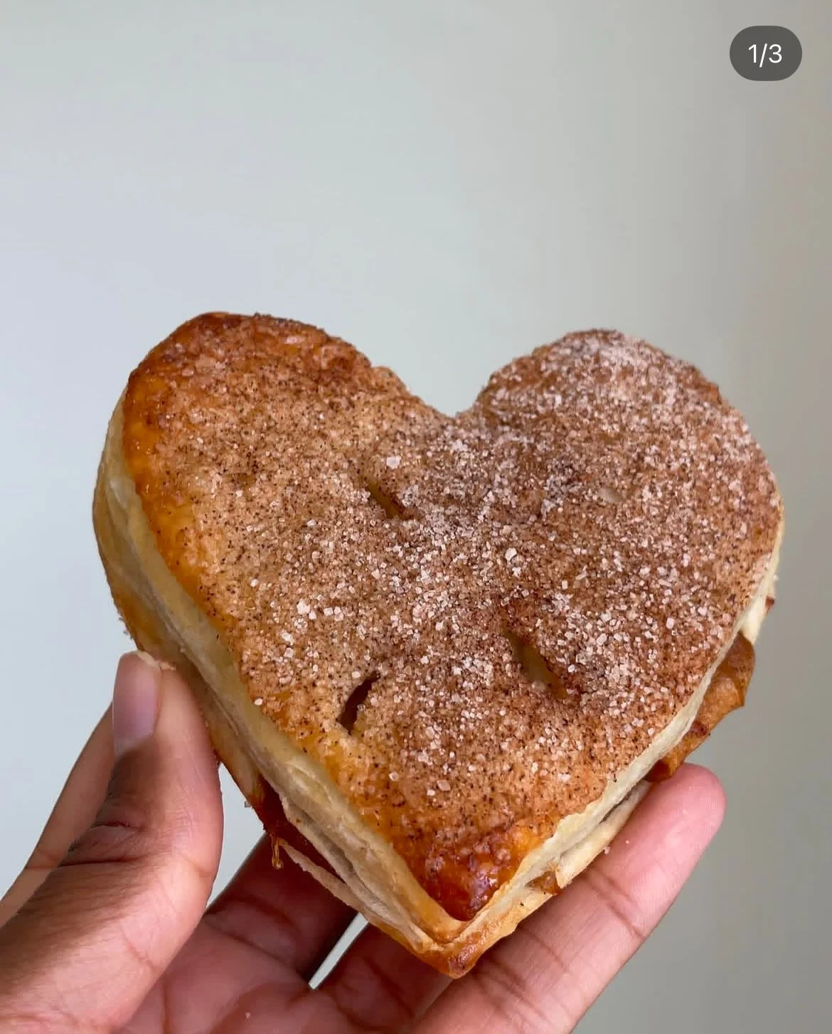 Heart Shaped Apple Hand Pie (Pastries)
